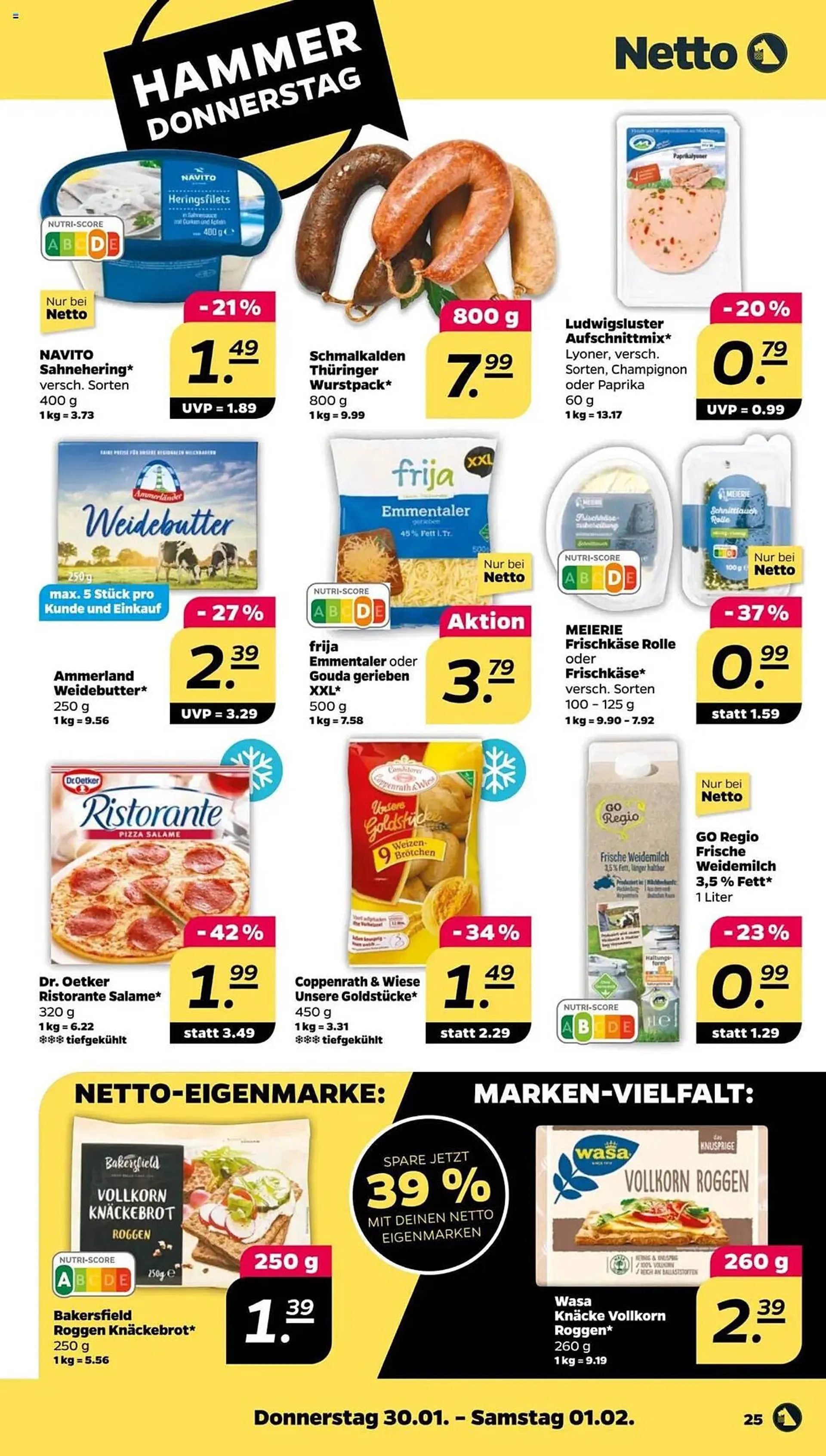 NETTO Prospekt von 27. Januar bis 1. Februar 2025 - Prospekt seite 25