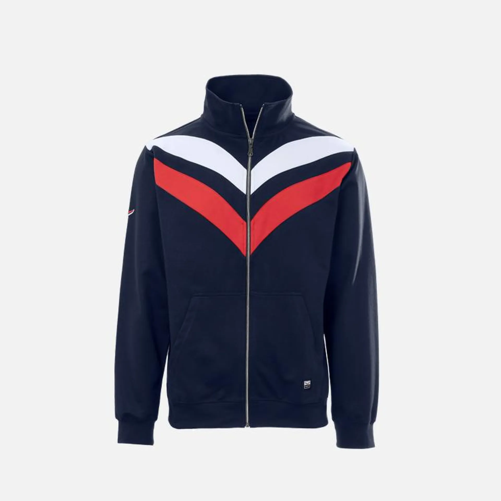 Sweatjacke mit praktischen Taschen Navy