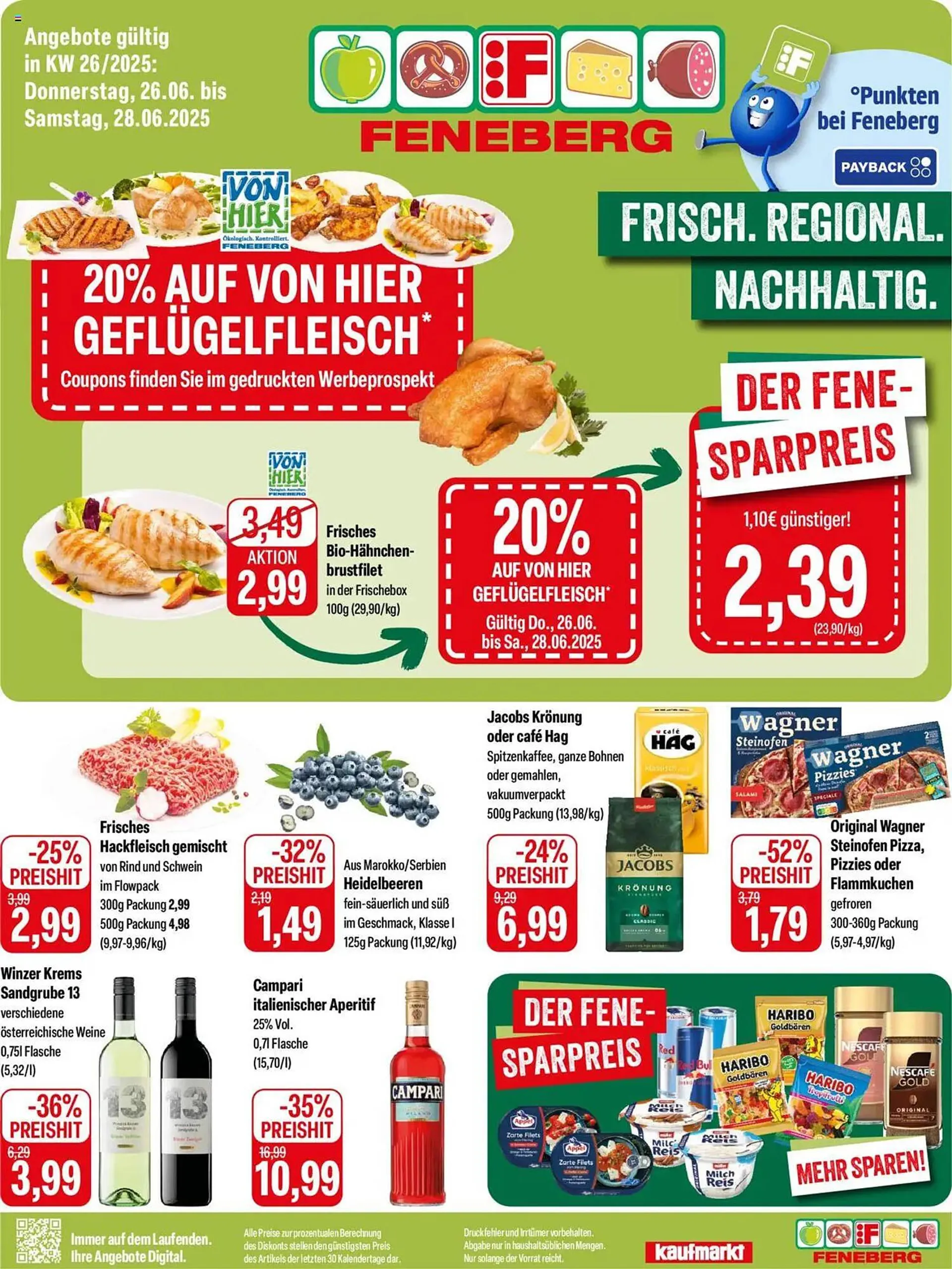 Feneberg Prospekt von 26. Juni bis 28. Juni 2025 - Prospekt seite 1