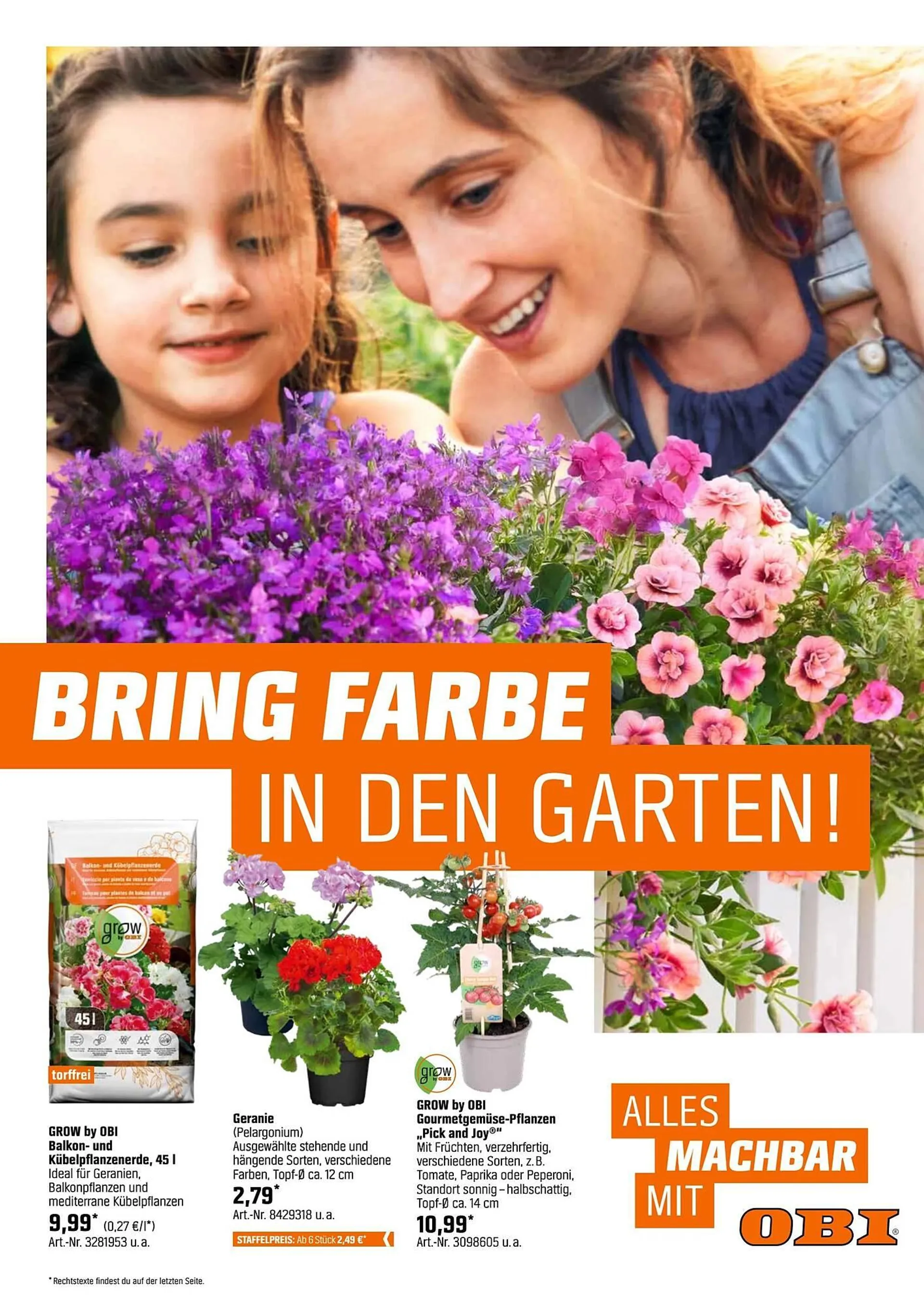 OBI Prospekt von 5. Mai bis 26. Mai 2025 - Prospekt seite 1