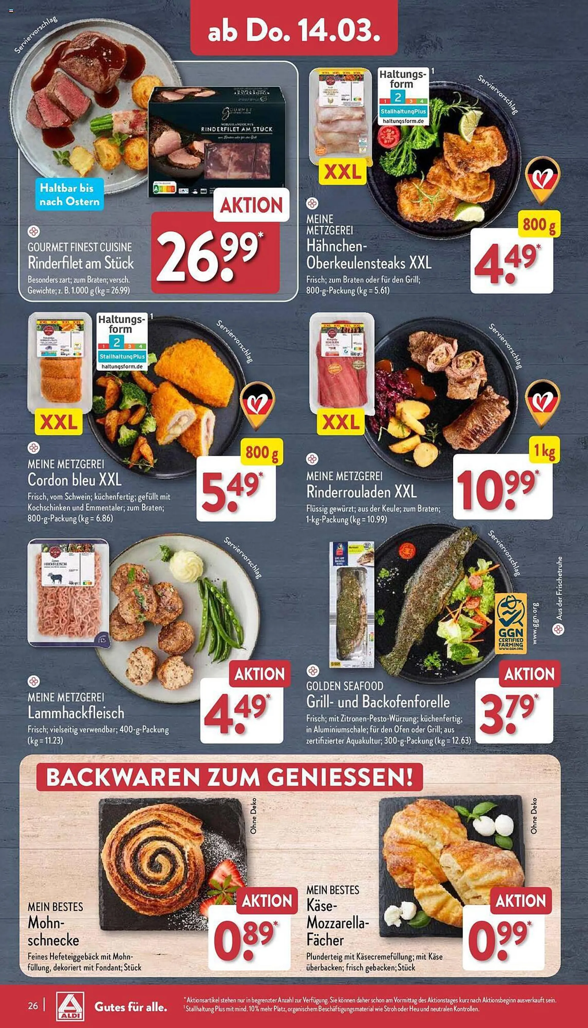 Aldi Nord Prospekt von 11. März bis 16. März 2024 - Prospekt seite 26