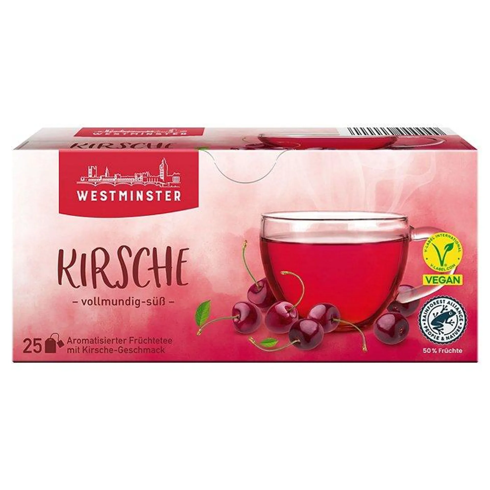 WESTMINSTER Früchtetee-Mix 75 g, Kirsche