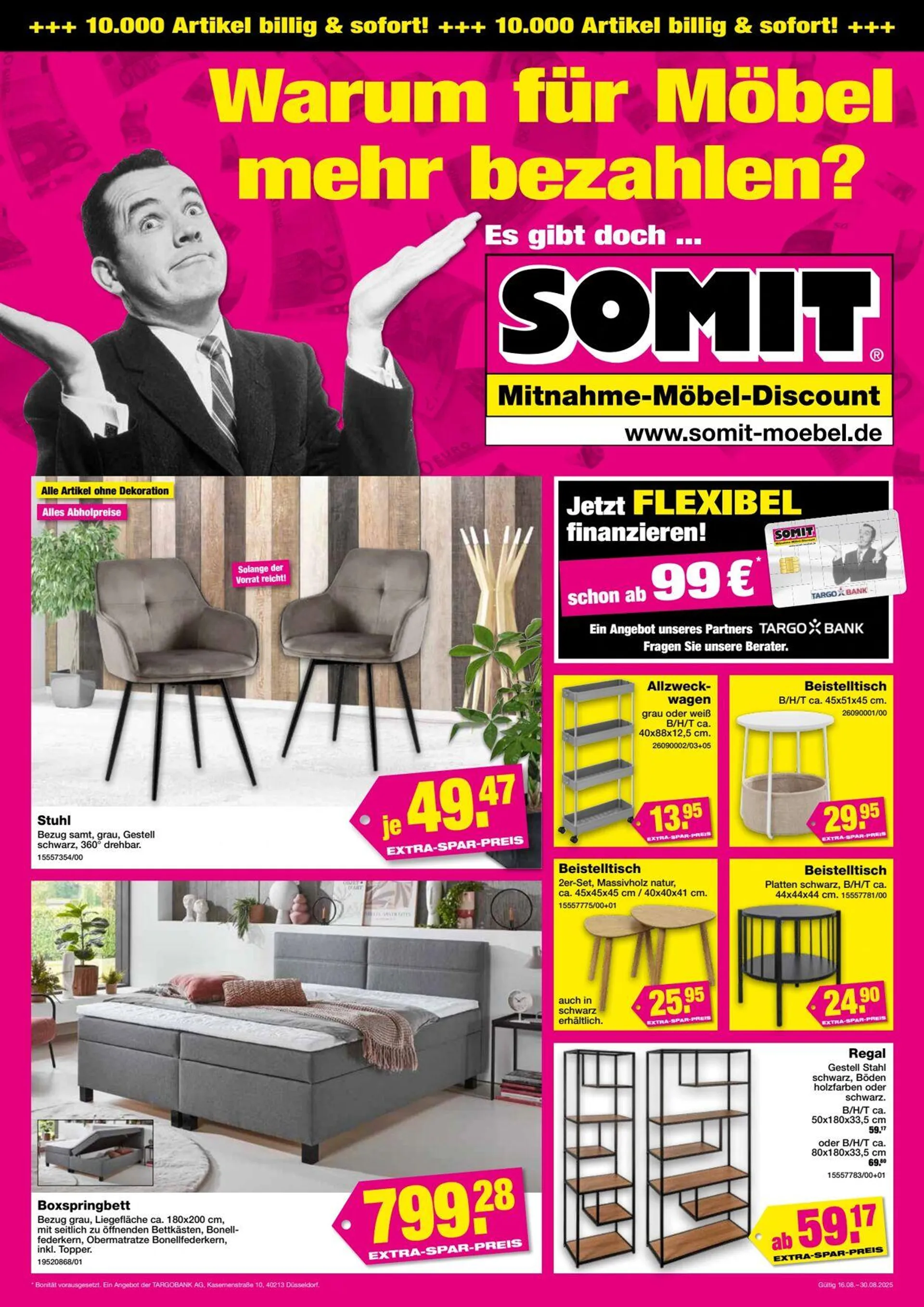 Sommerlad Aktueller Prospekt von 18. August bis 30. August 2025 - Prospekt seite 1