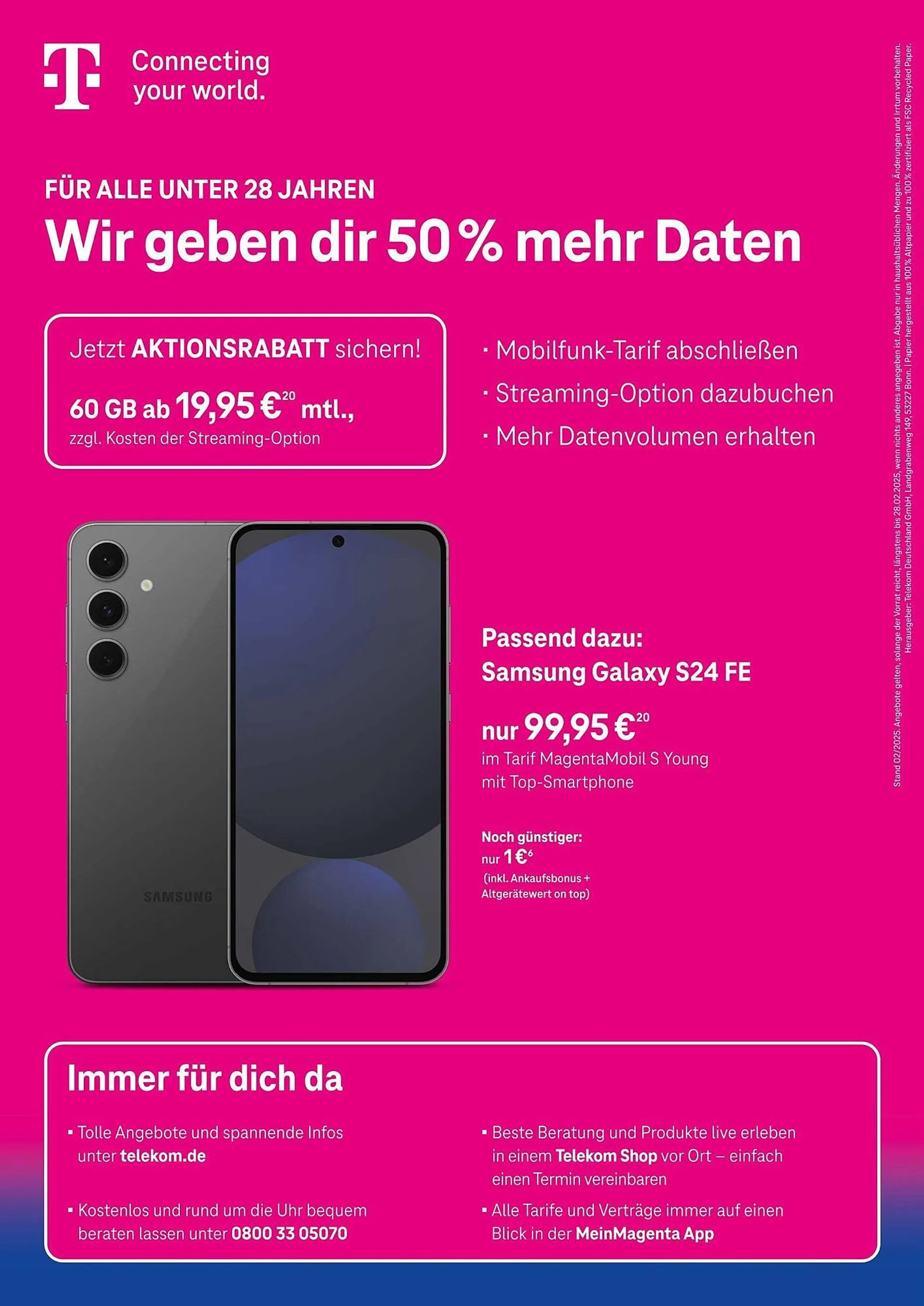 Telekom Shop Prospekt von 12. Februar bis 25. Februar 2025 - Prospekt seite 12