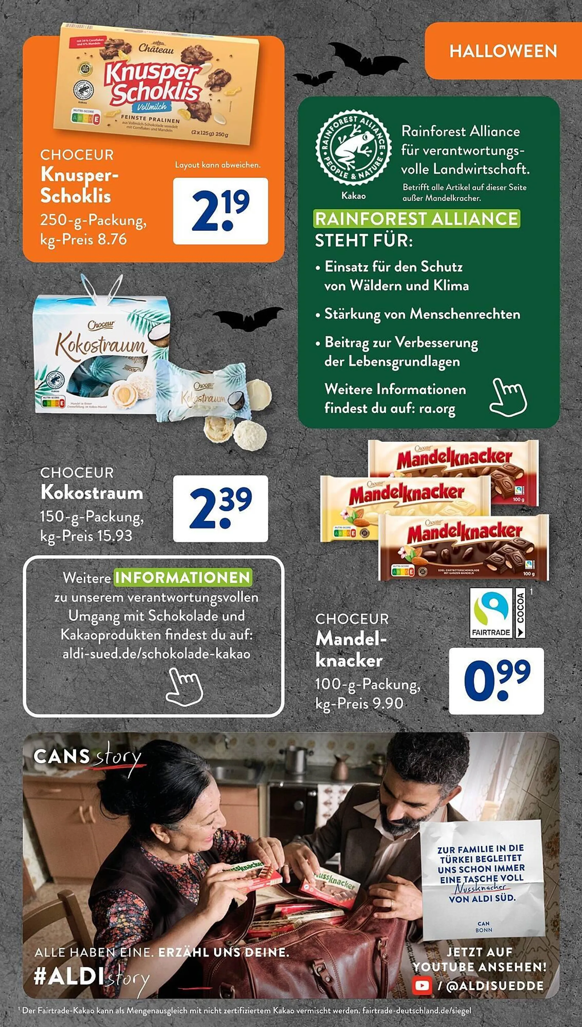 Aldi Süd Prospekt von 1. Oktober bis 31. Oktober 2024 - Prospekt seite 29