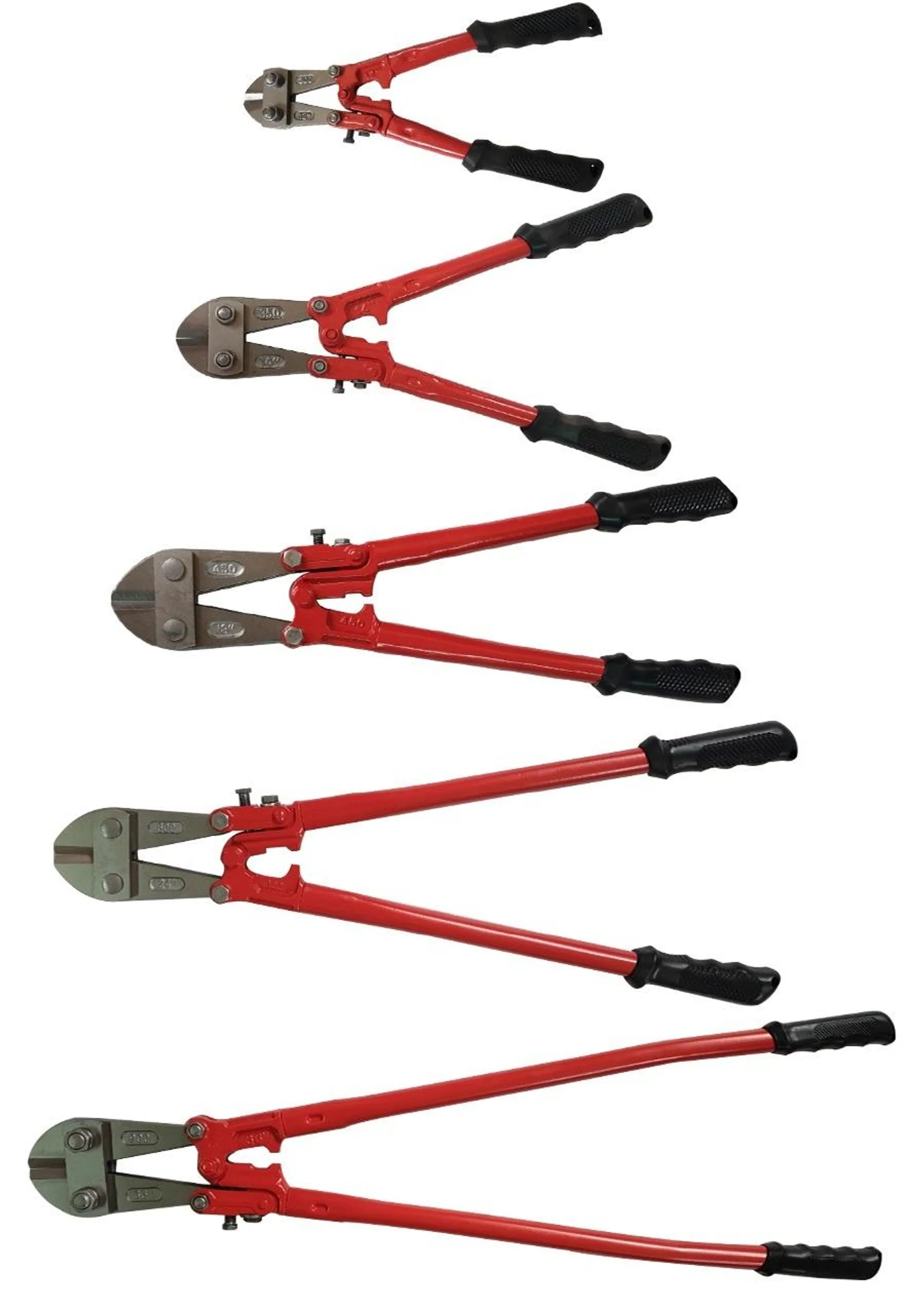 Bolzenschneider Stahlschere Drahtschere 300 350 450 600 900 5 tlg Set