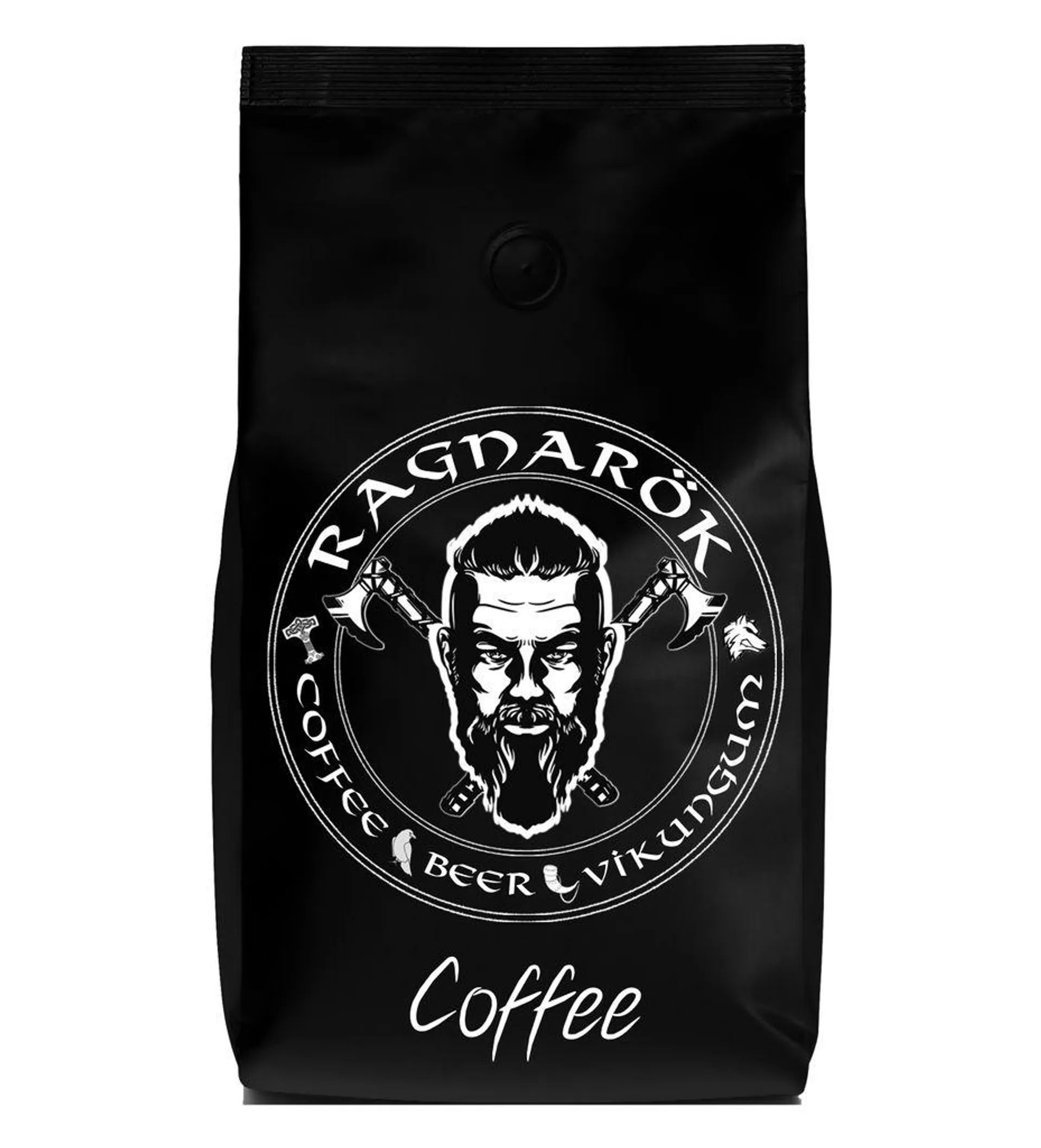 C&T Ragnarök Coffee ganze Kaffeebohnen - als Espresso und Cafe Crema trinkbar - kräftig, nordisch, würzig, aromatisch (1000g)