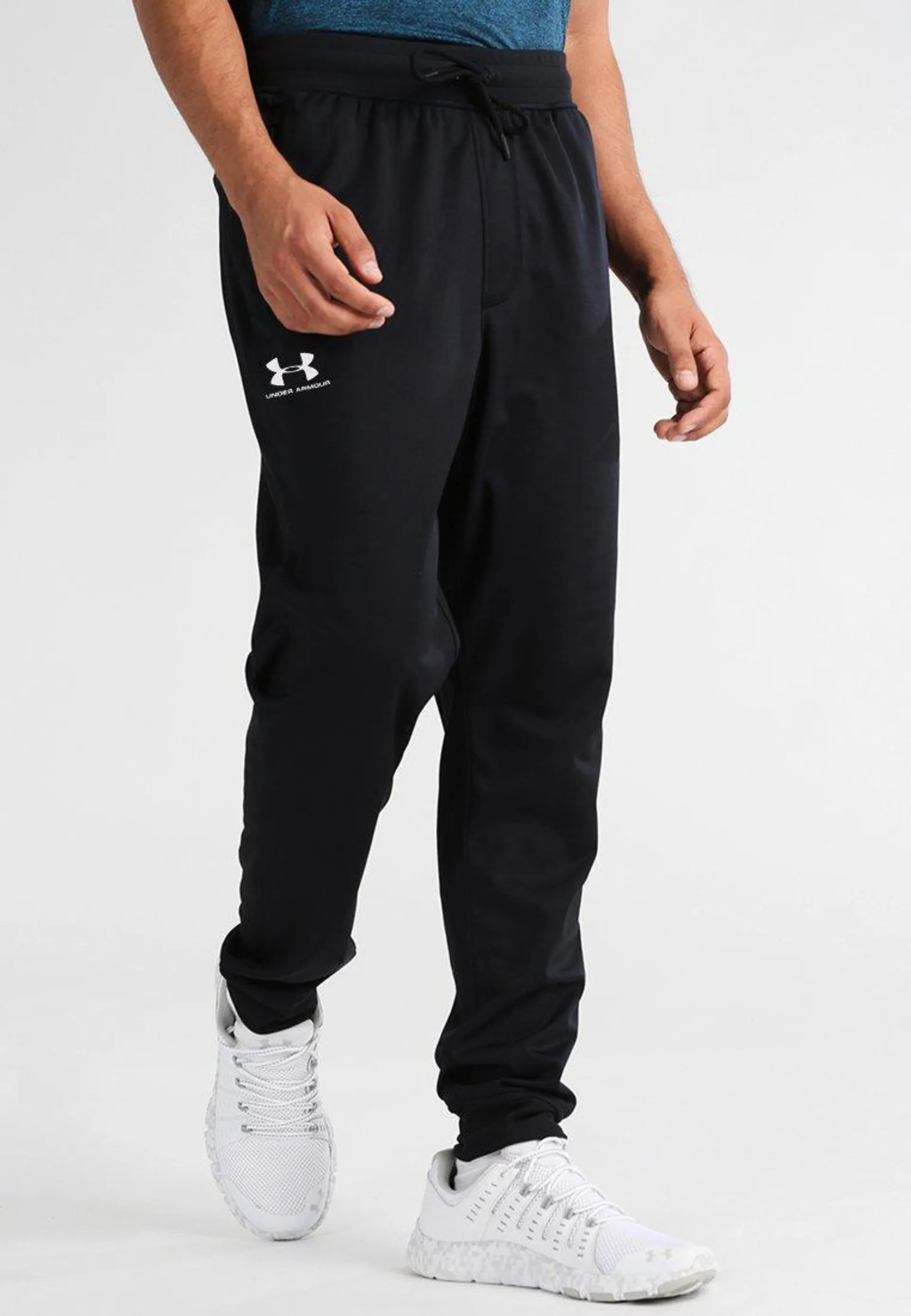 SPORTSTYLE - Tracksuit bottoms - black