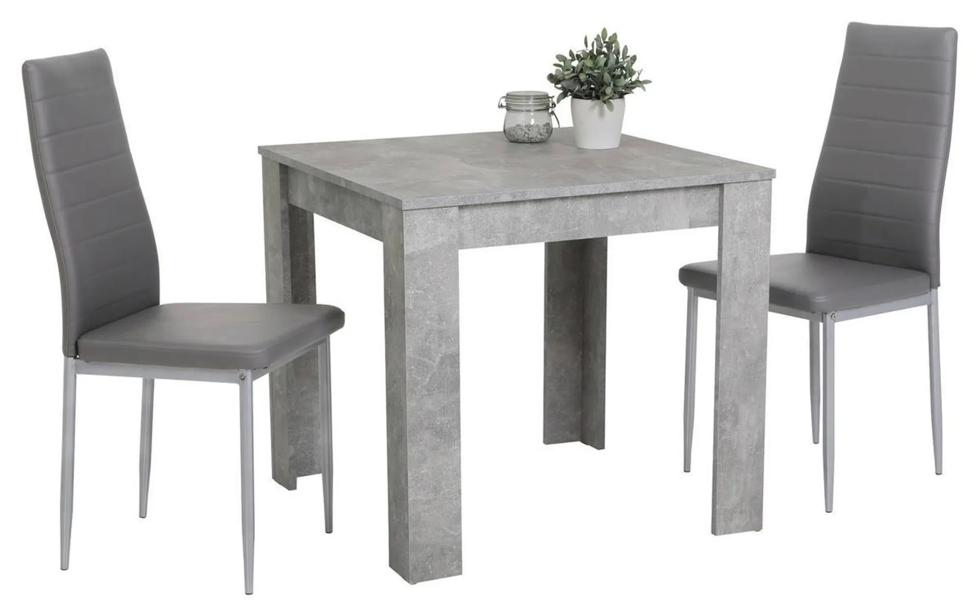 duo grau Beton Optik B/H/T: ca. 80x75x80 cm