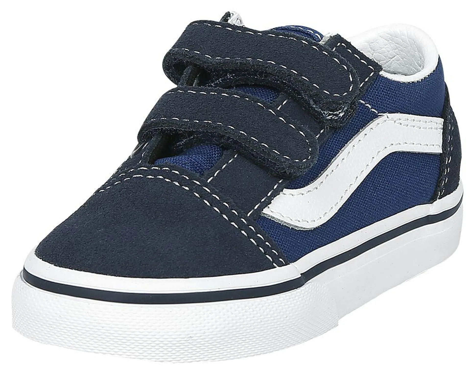 "TD Old Skool V Navy" Kinder Sneaker blau von Vans