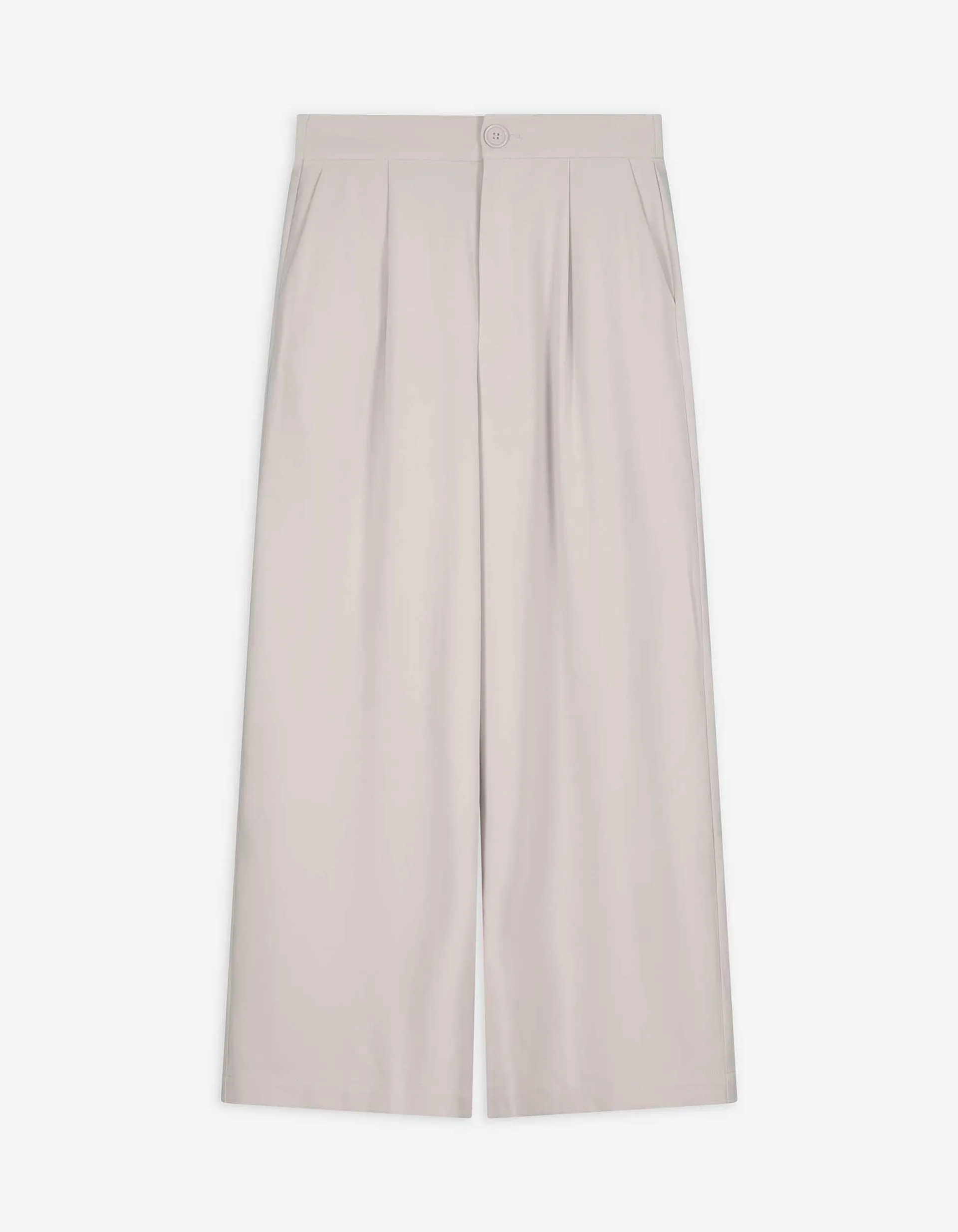 Culotte - einfarbig - hellgrau