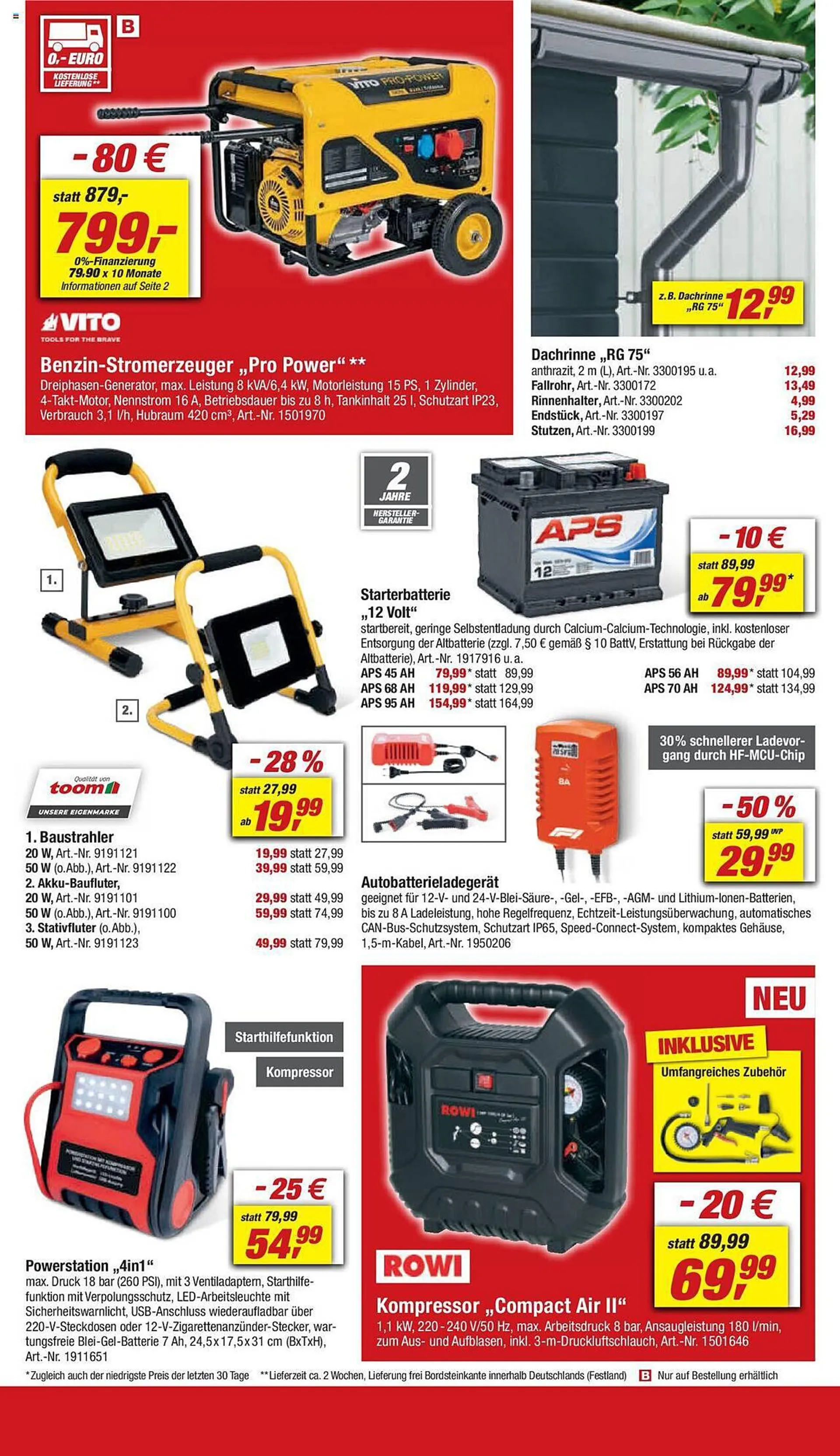 toom Baumarkt Prospekt von 2. Dezember bis 8. Dezember 2023 - Prospekt seite 4