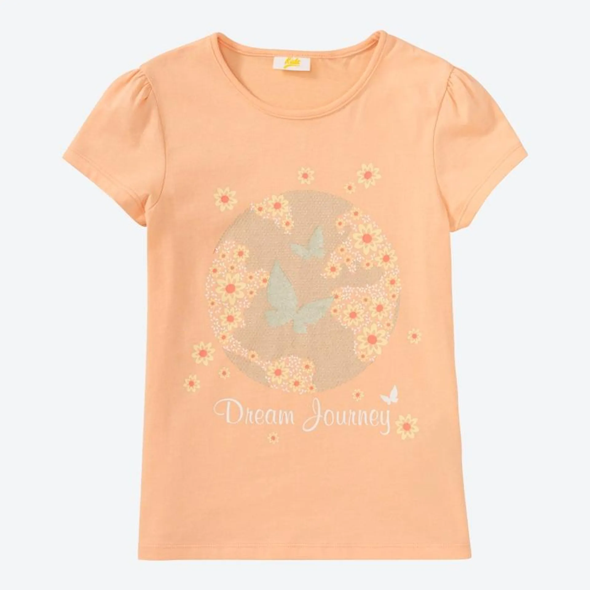 Kinder-Mädchen-T-Shirt mit Frontaufdruck