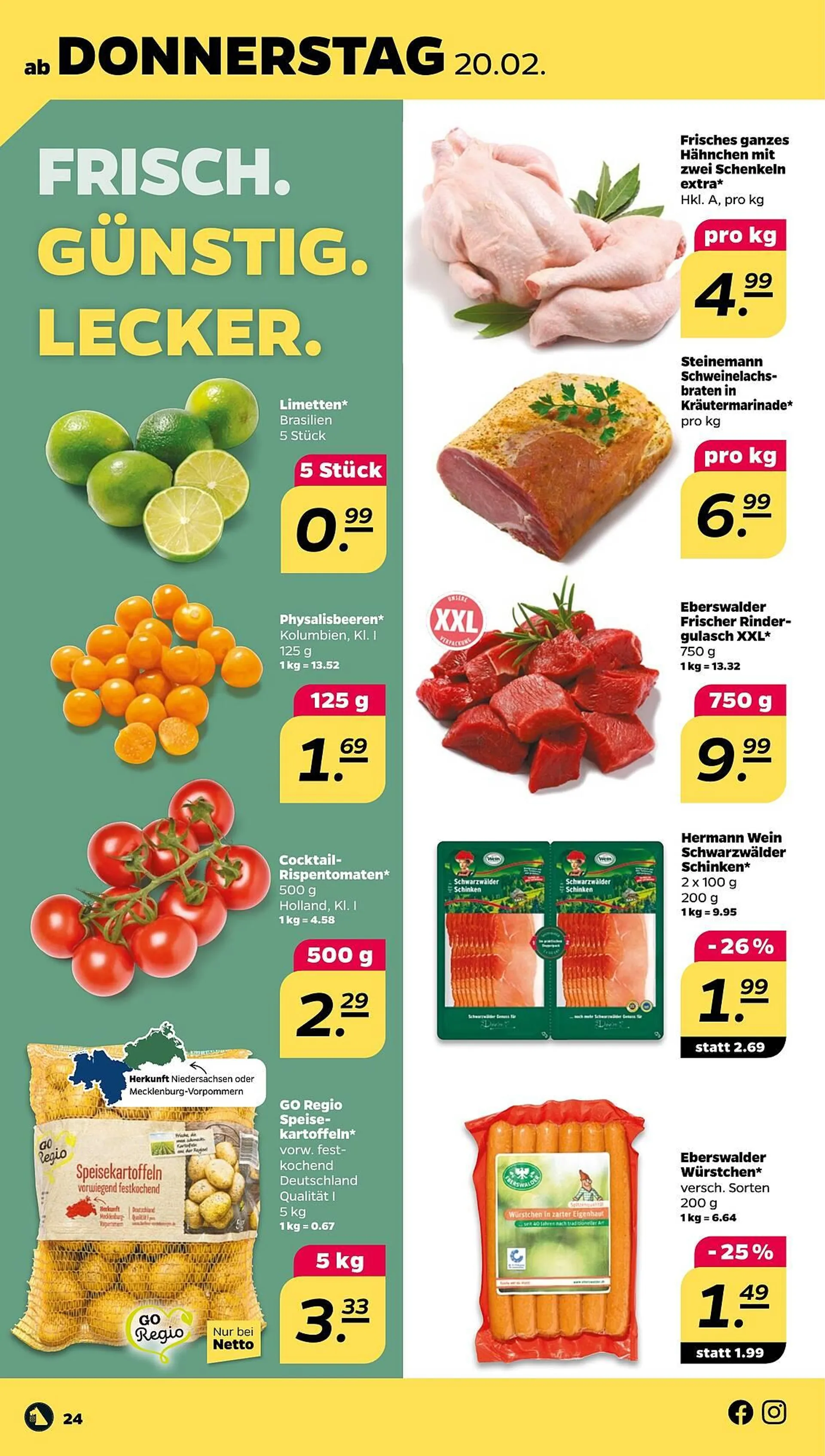 NETTO Prospekt von 17. Februar bis 22. Februar 2025 - Prospekt seite 24