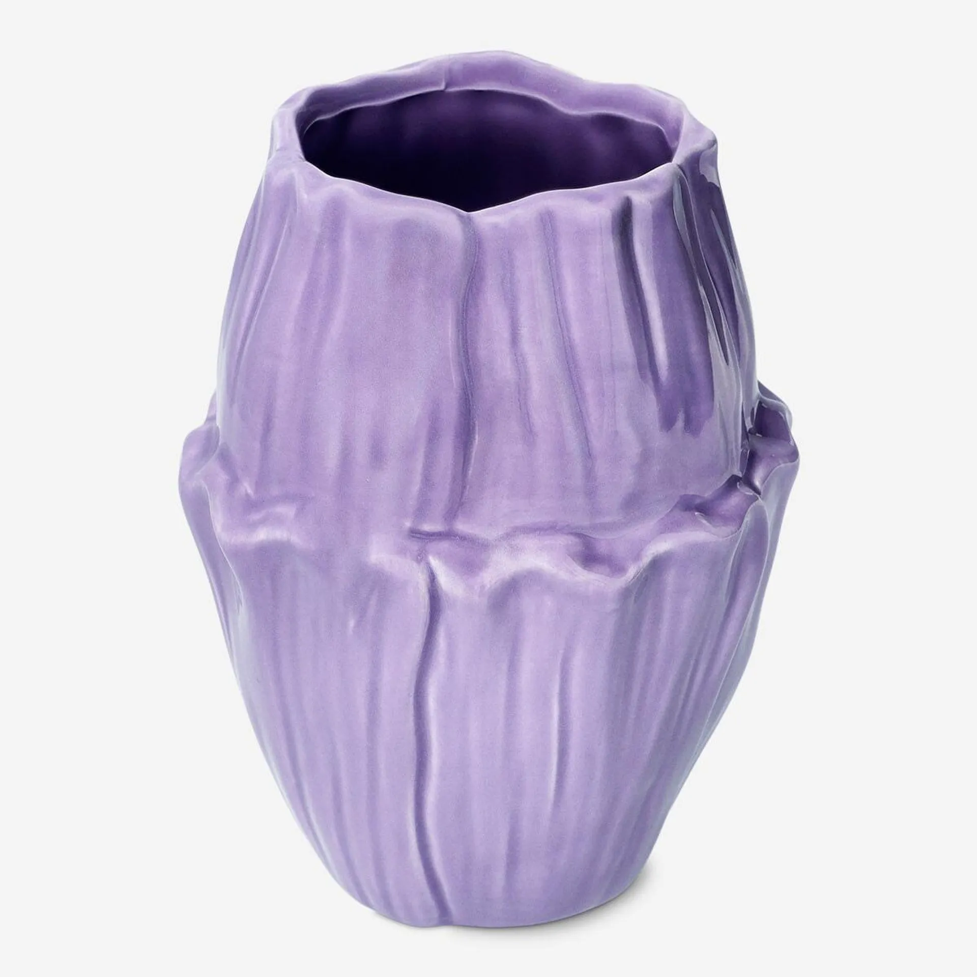 Purple flower vase - 20 cm