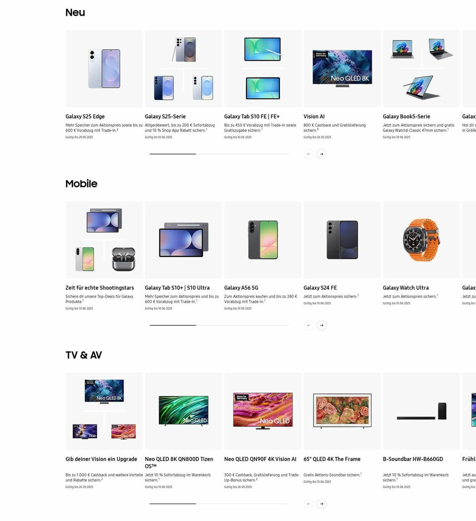 Samsung Aktueller Prospekt von 19. Mai bis 28. Mai 2025 - Prospekt seite 2