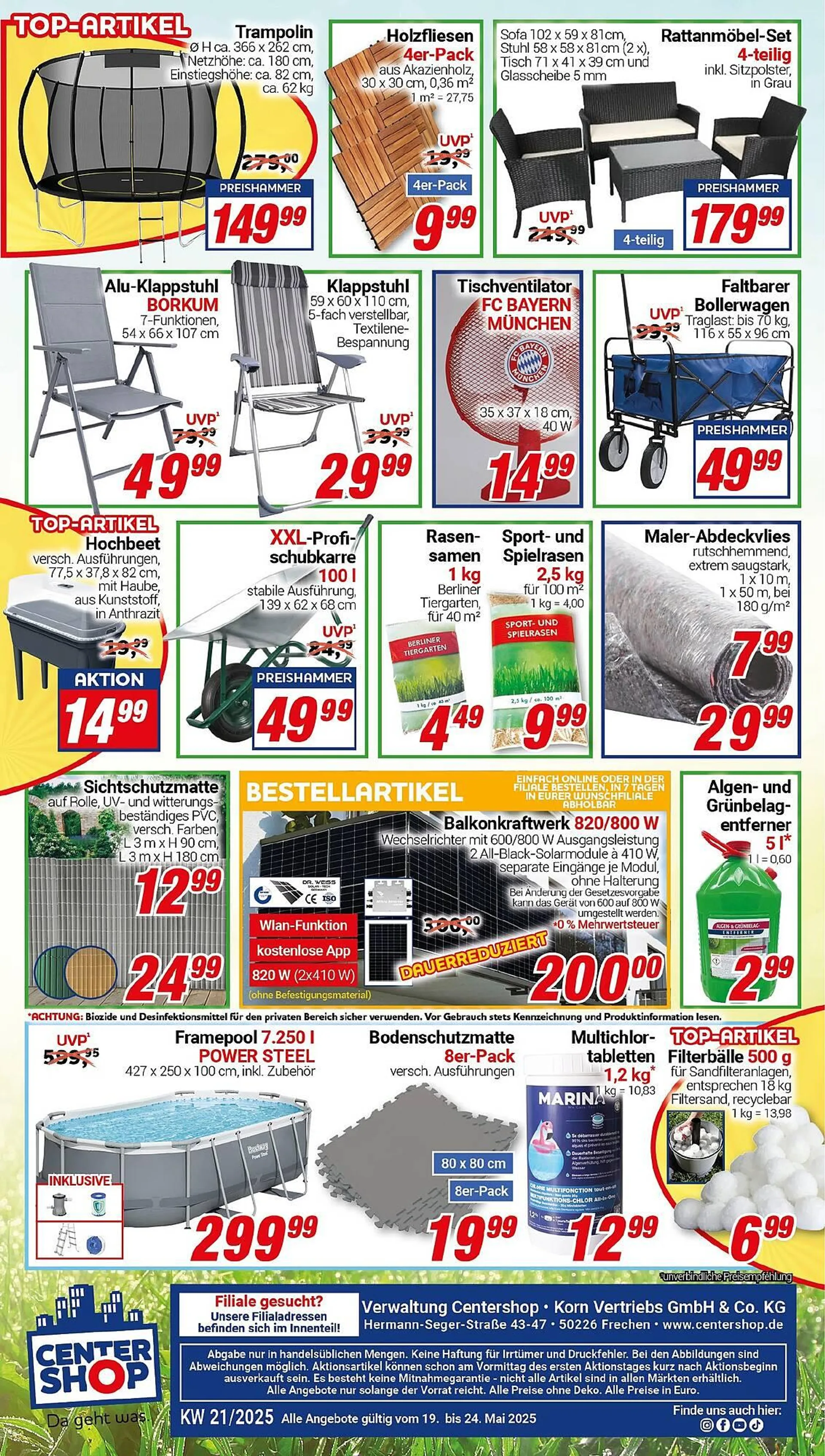CENTERSHOP Prospekt von 19. Mai bis 24. Mai 2025 - Prospekt seite 20