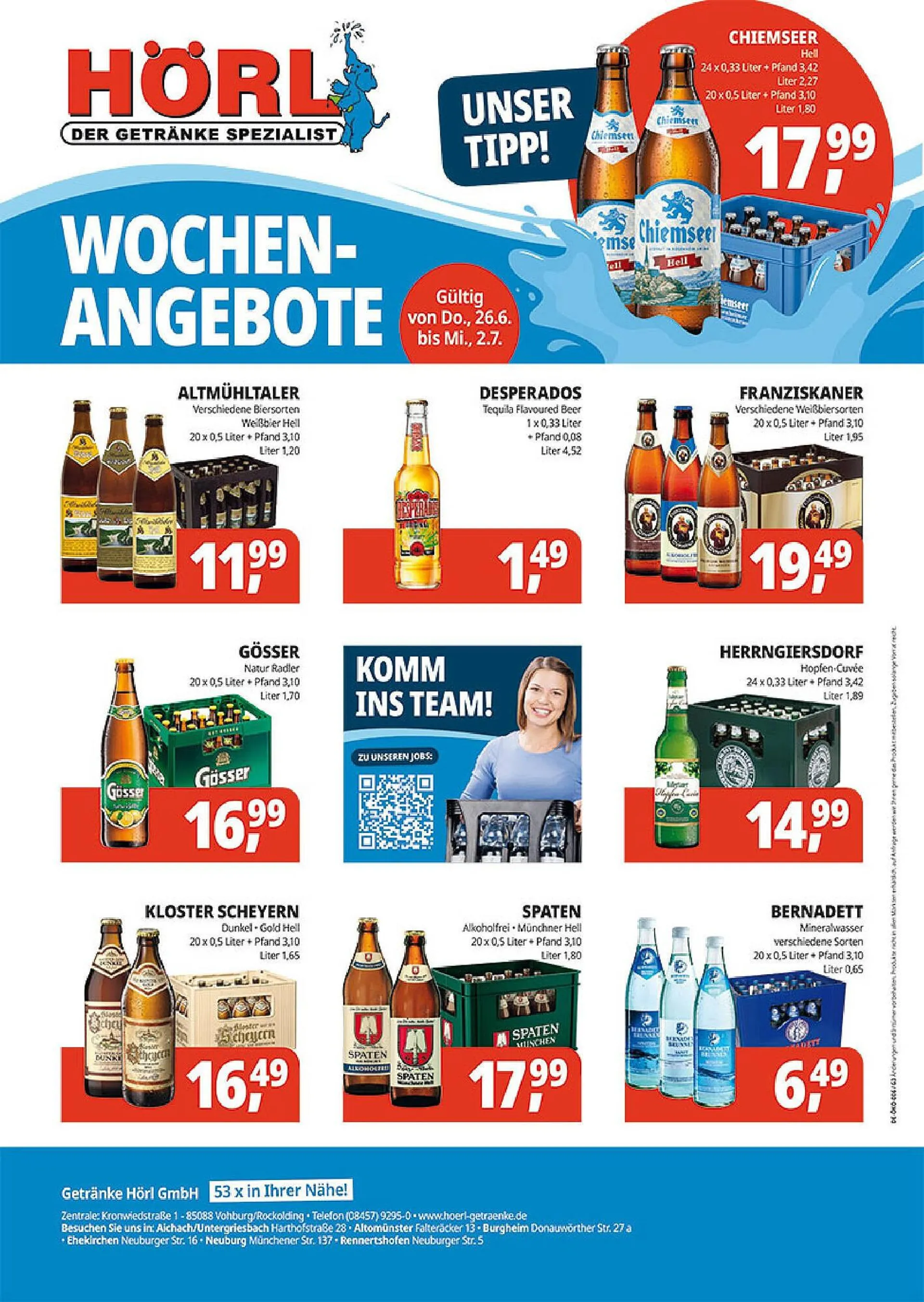 Kabs Polsterwelt Prospekt von 25. Juni bis 2. Juli 2025 - Prospekt seite 1