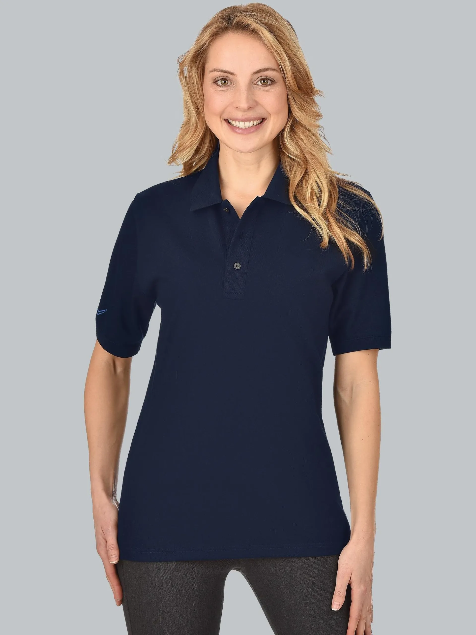 Poloshirt für Industriewäsche Navy