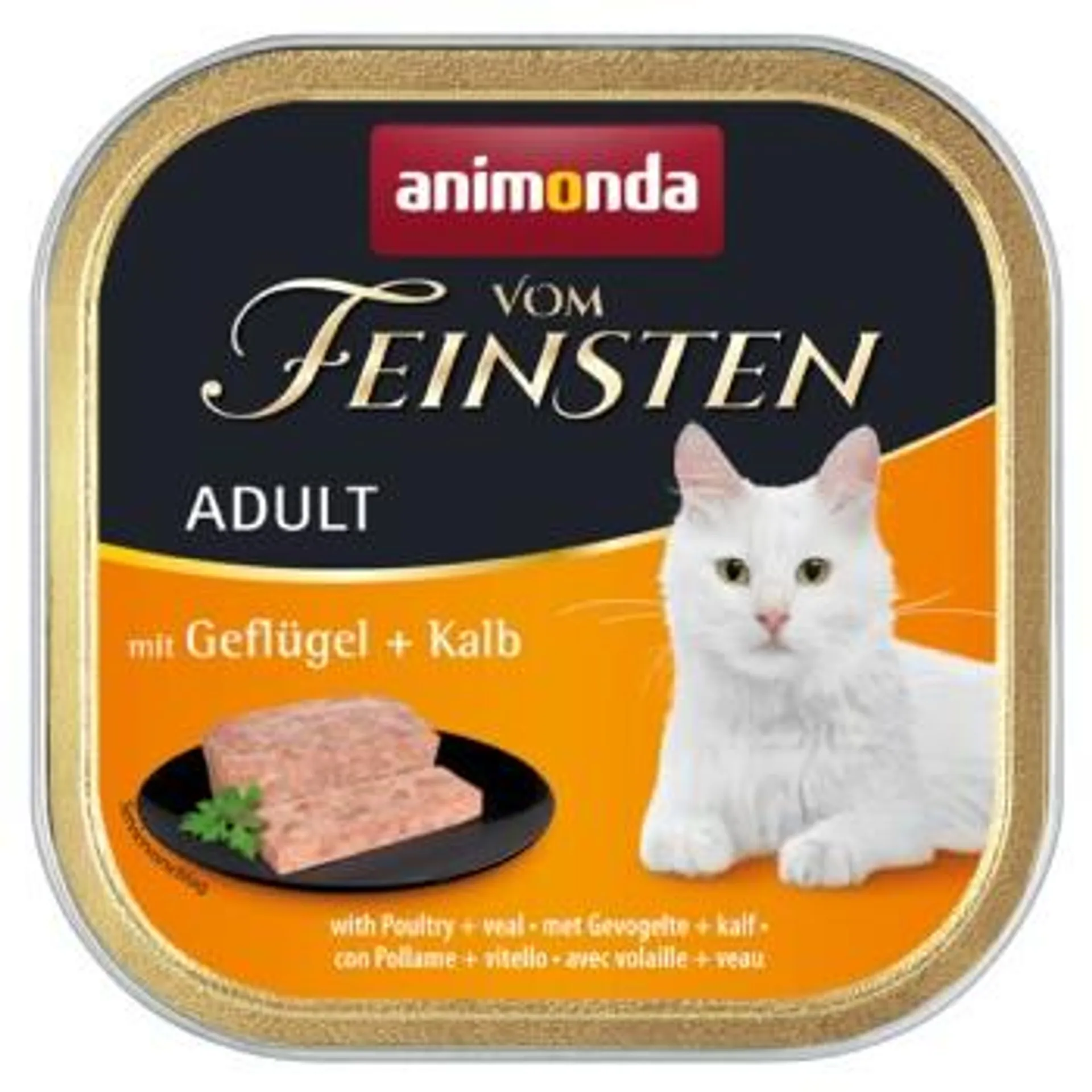 animonda Vom Feinsten Adult Geflügel & Kalb 32x100 g