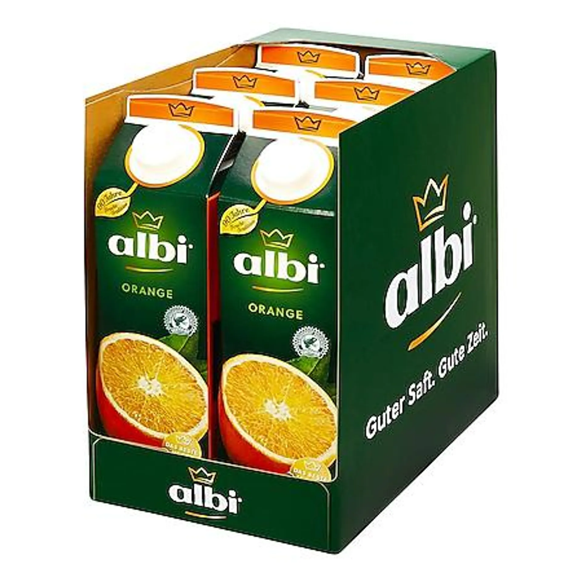 albi Orangensaft 1 Liter, 6er Pack