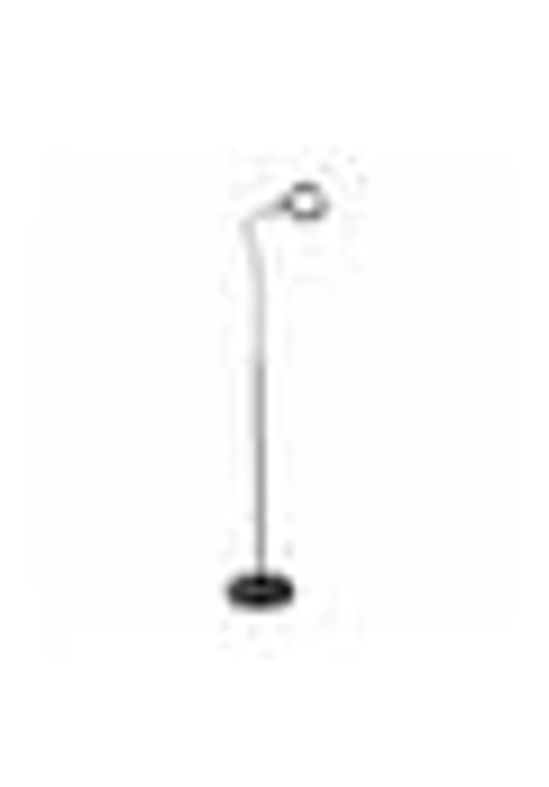 LOBERON Stehlampe Brontille schwarz/grau