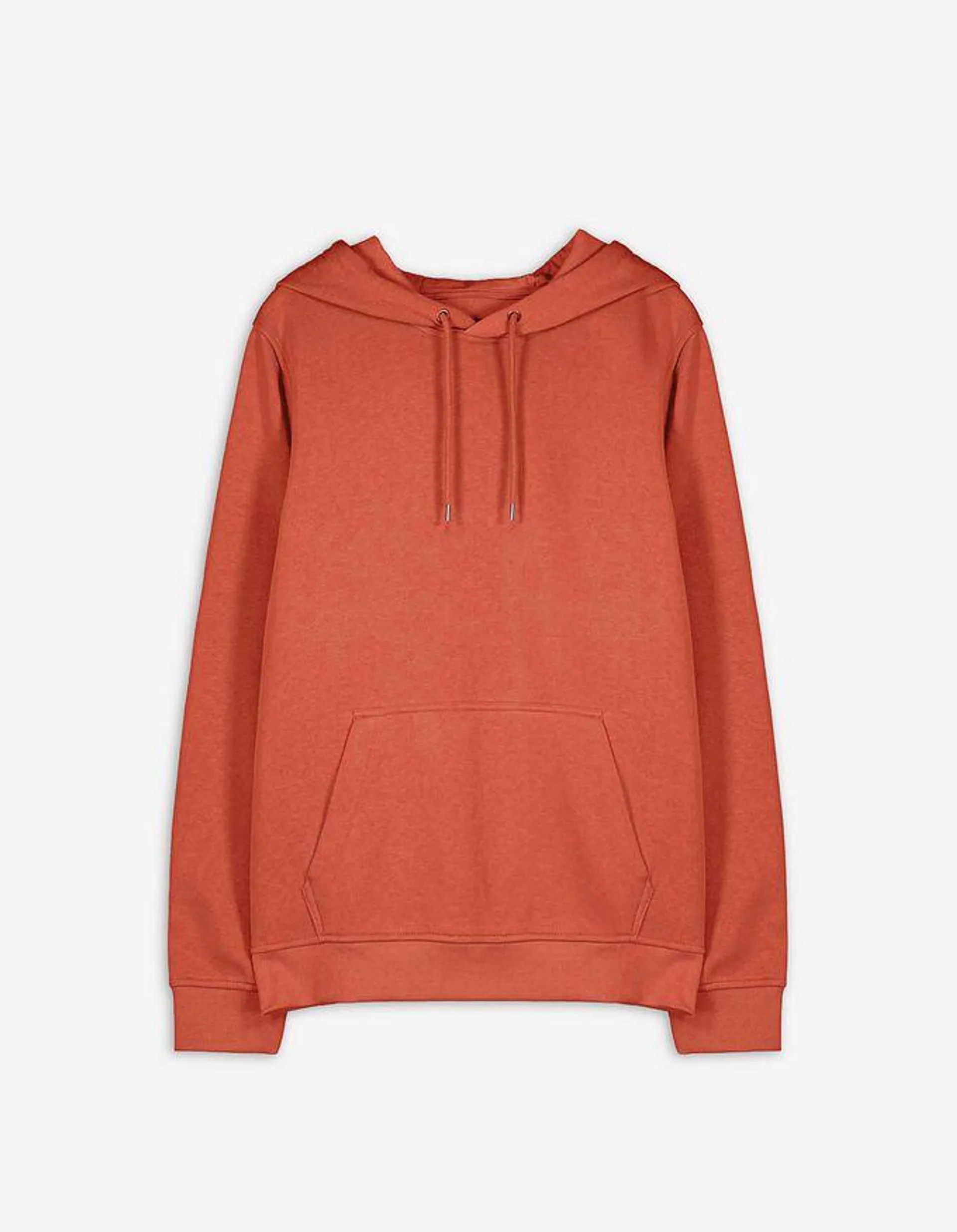 Hoodie - Regular fit - donkerrood