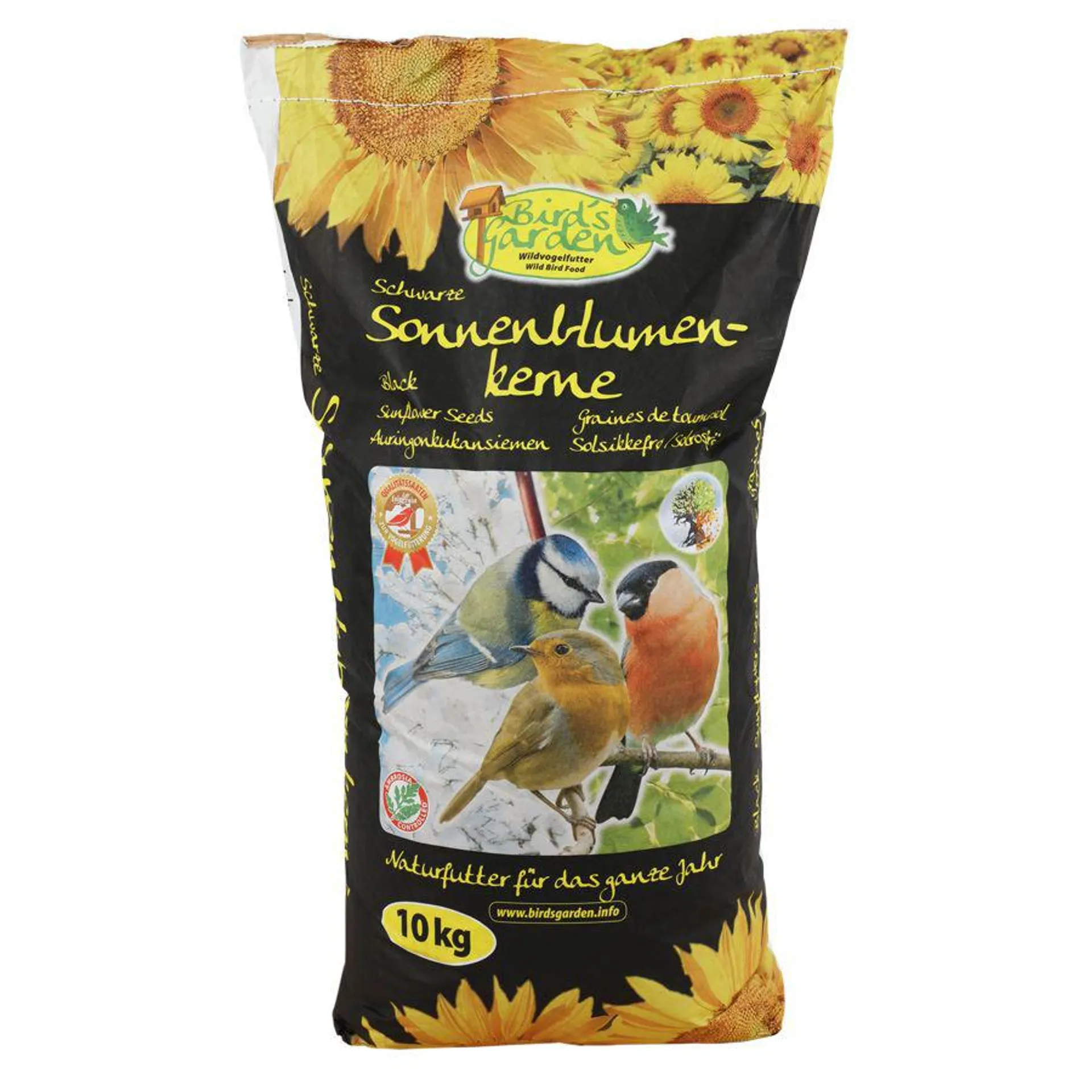 Bird's Garden Sonnenblumenkerne Schwarz 10kg