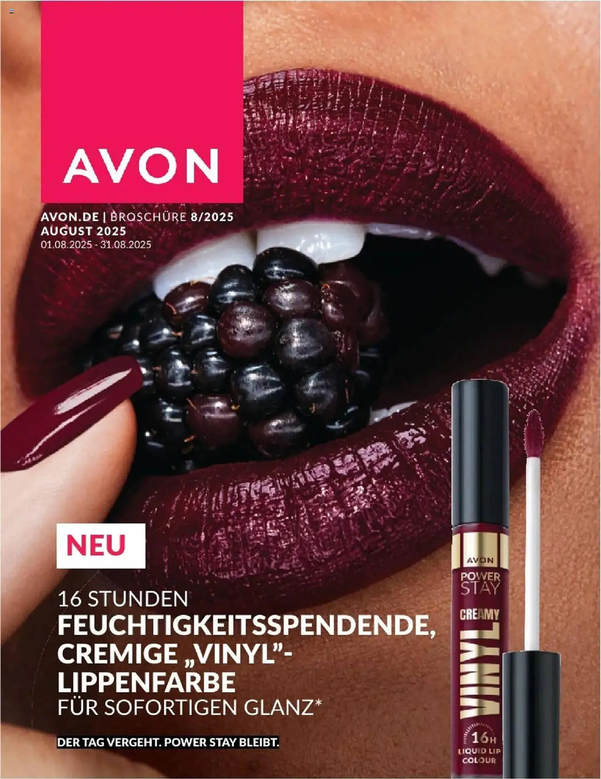 Avon Prospekt von 1. August bis 31. August 2025 - Prospekt seite 1