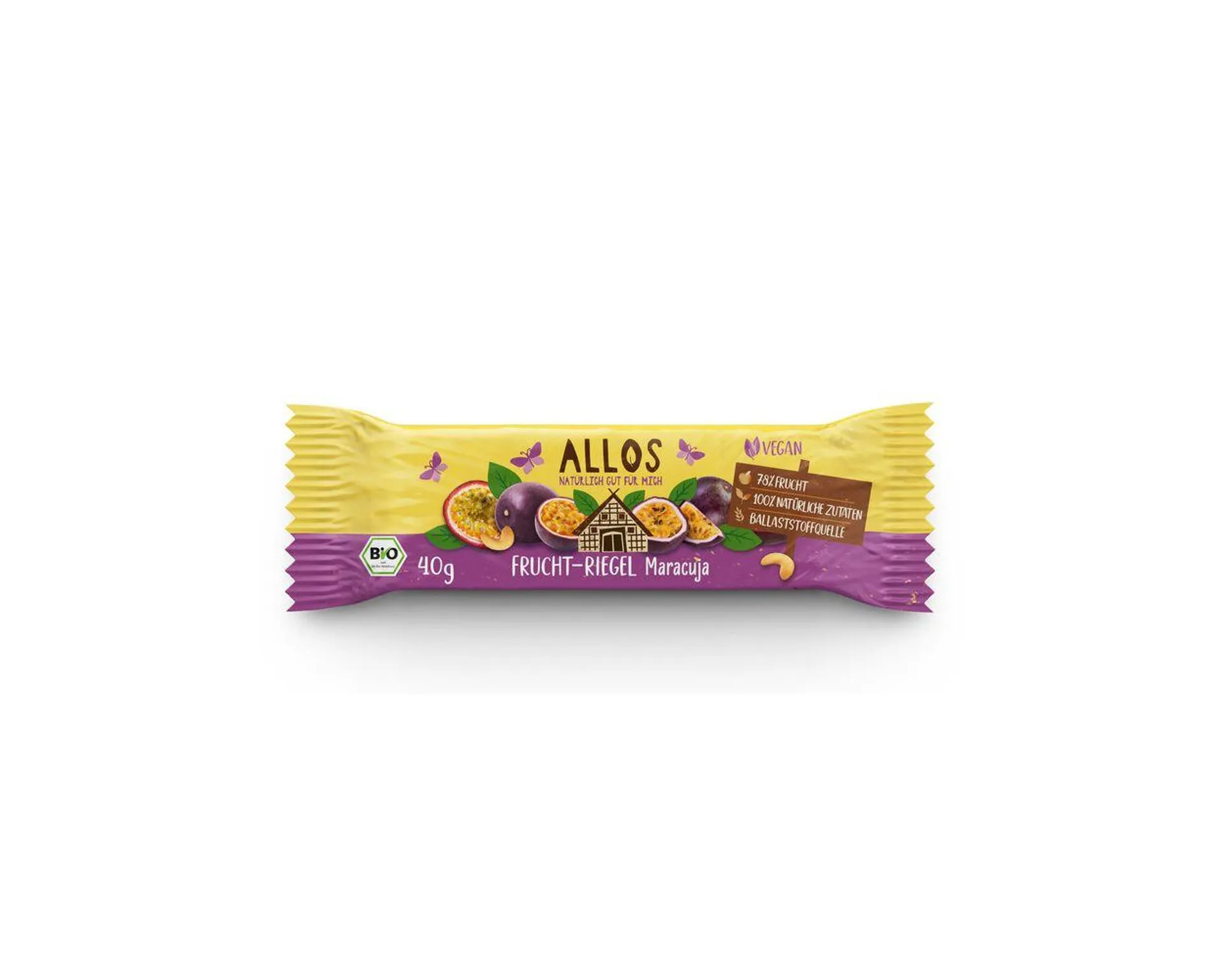 Allos Frucht-Riegel Maracuja 40 g