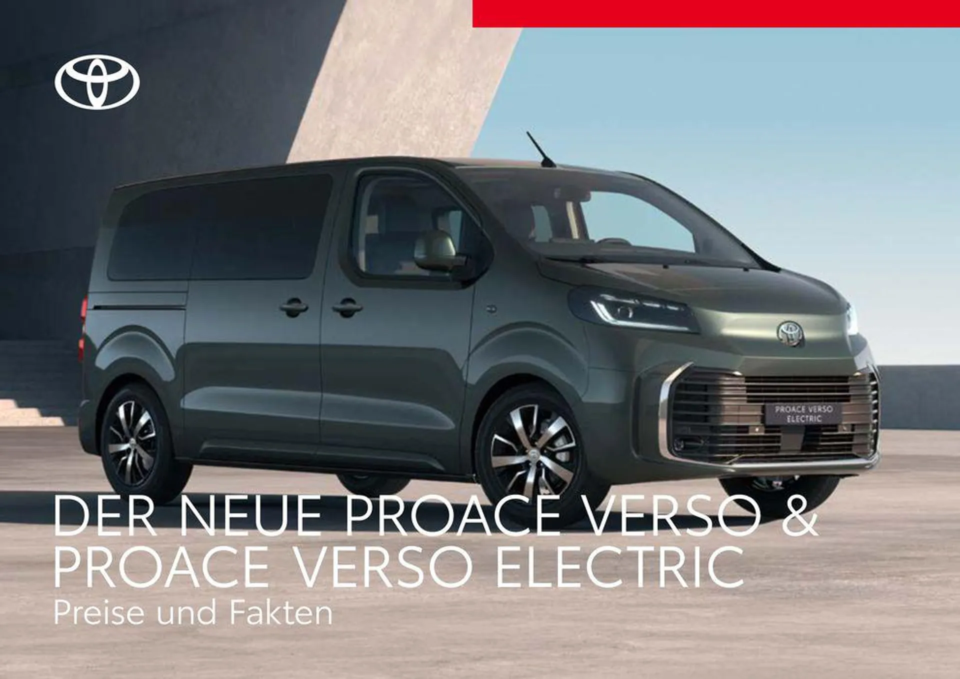 Toyota Proace Verso/Proace Verso Electric von 6. April bis 6. April 2025 - Prospekt seite 1