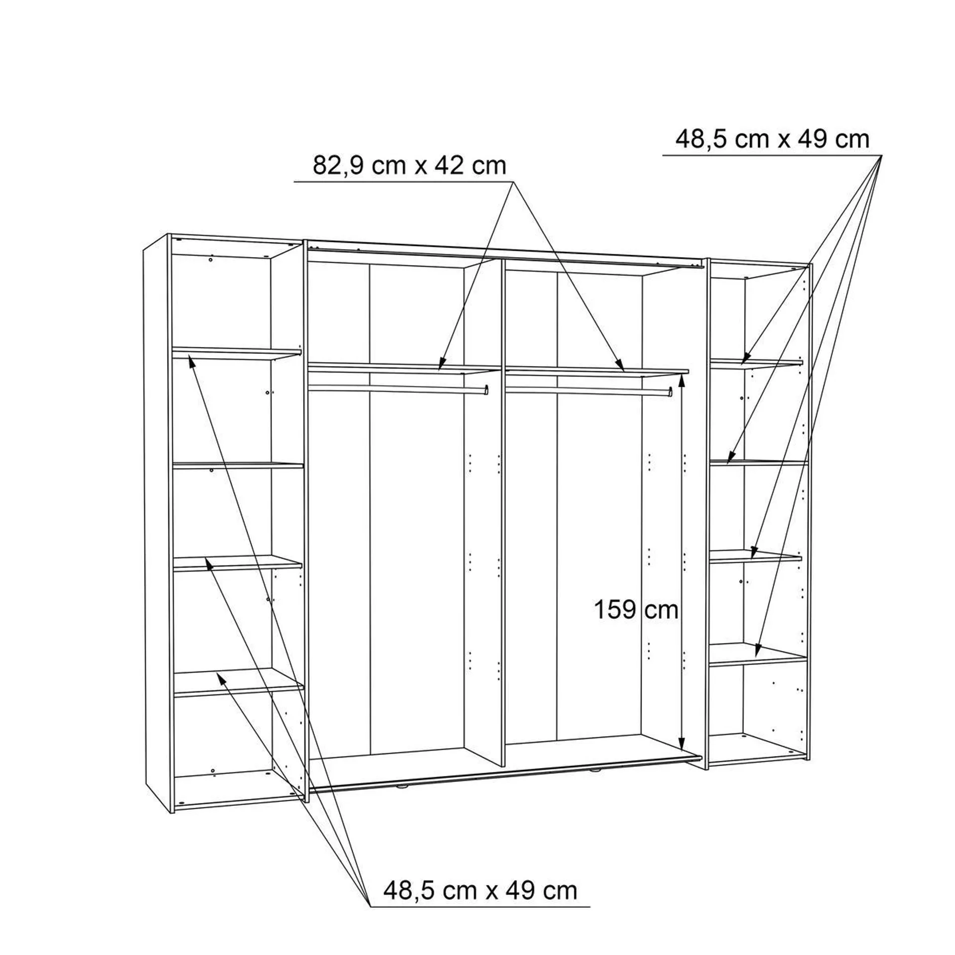 MID.YOU KLEIDERSCHRANK