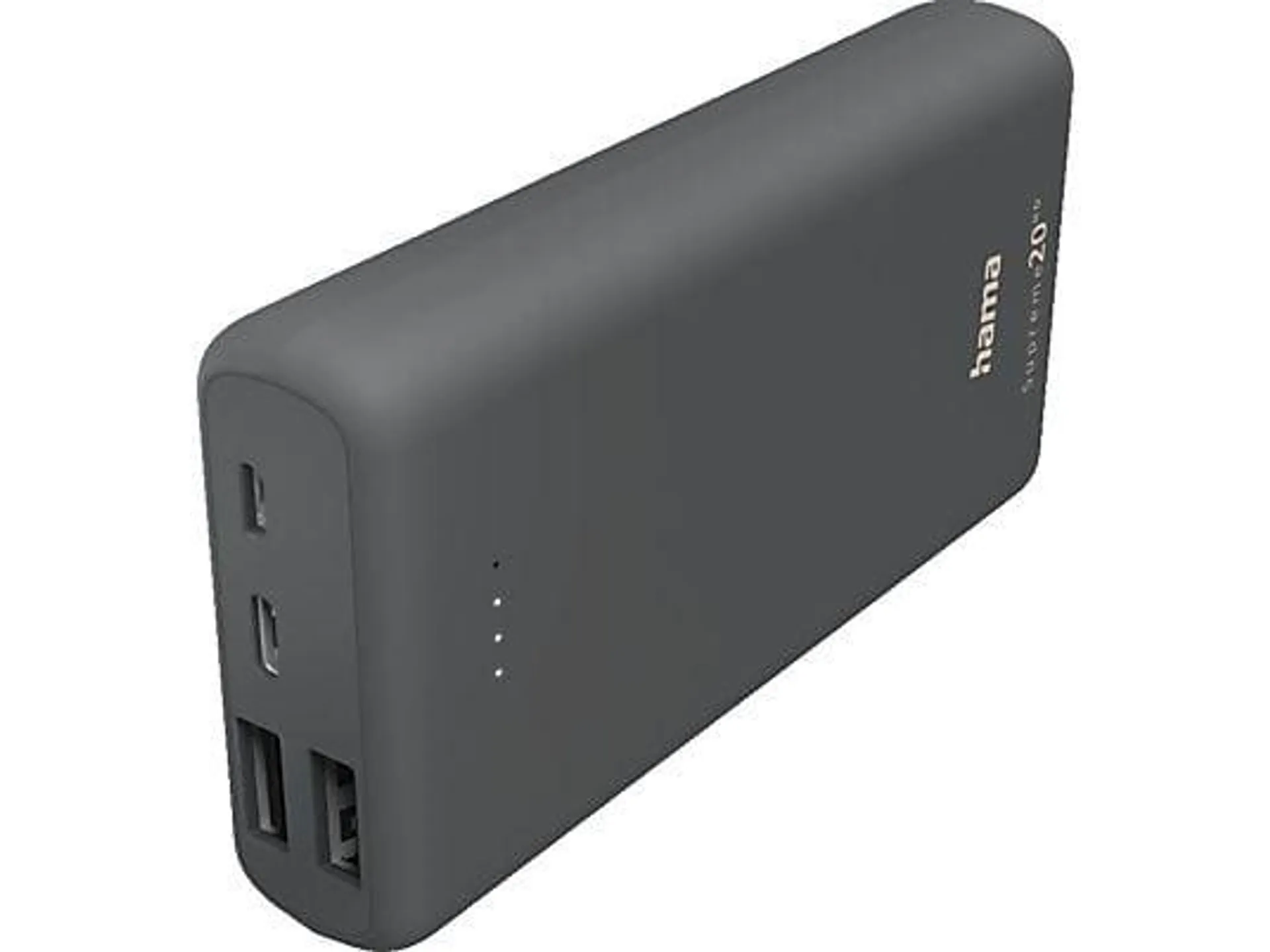 HAMA Power Pack Supreme 20HD Powerbank 20000 mAh Grau