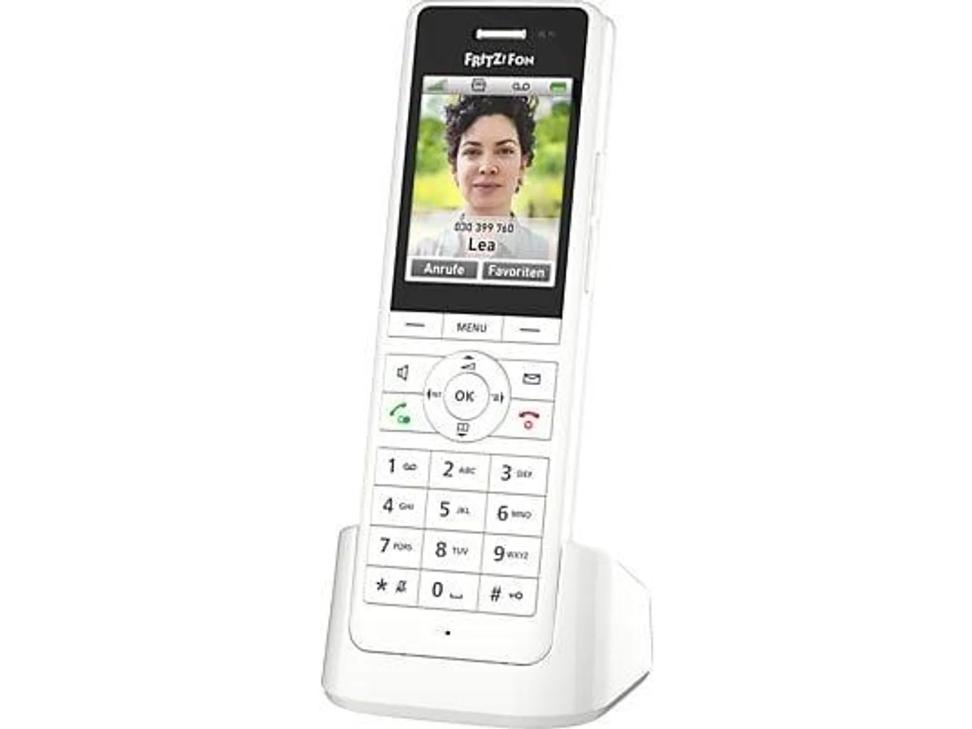 AVM FRITZ!Fon X6, HD Schnurloses Telefon, Weiß