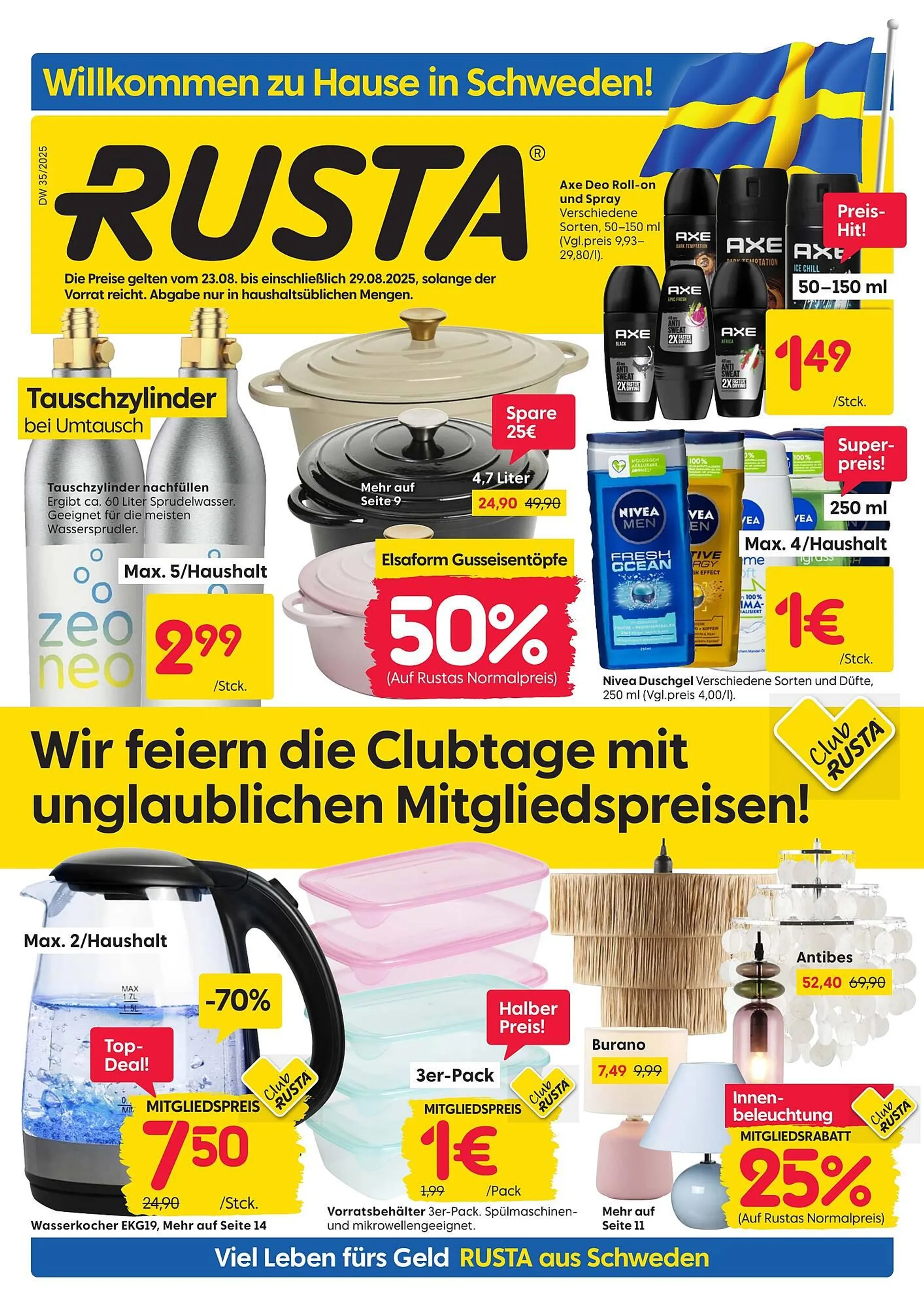 Rusta Prospekt von 23. August bis 29. August 2025 - Prospekt seite 1