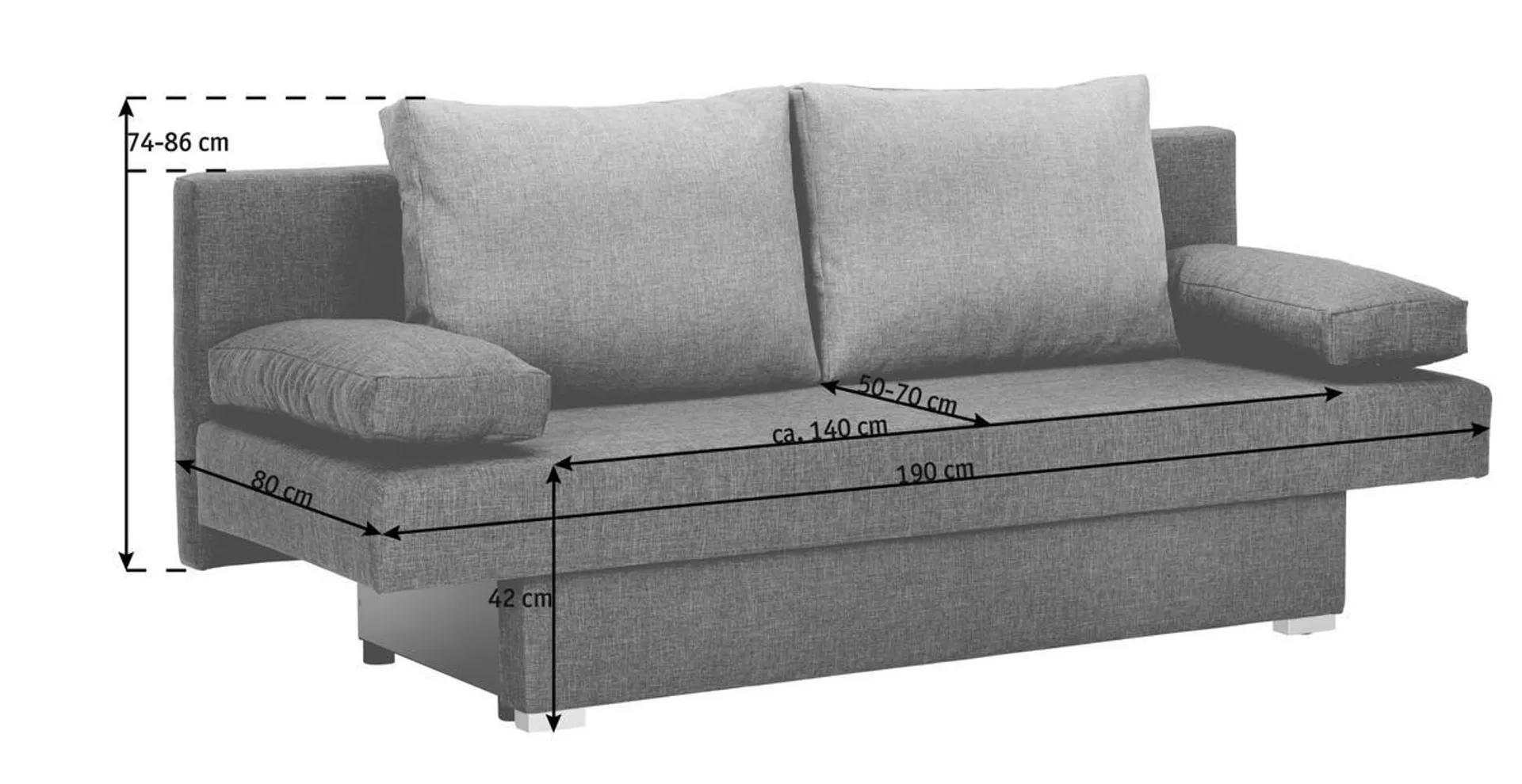 Carryhome SCHLAFSOFA