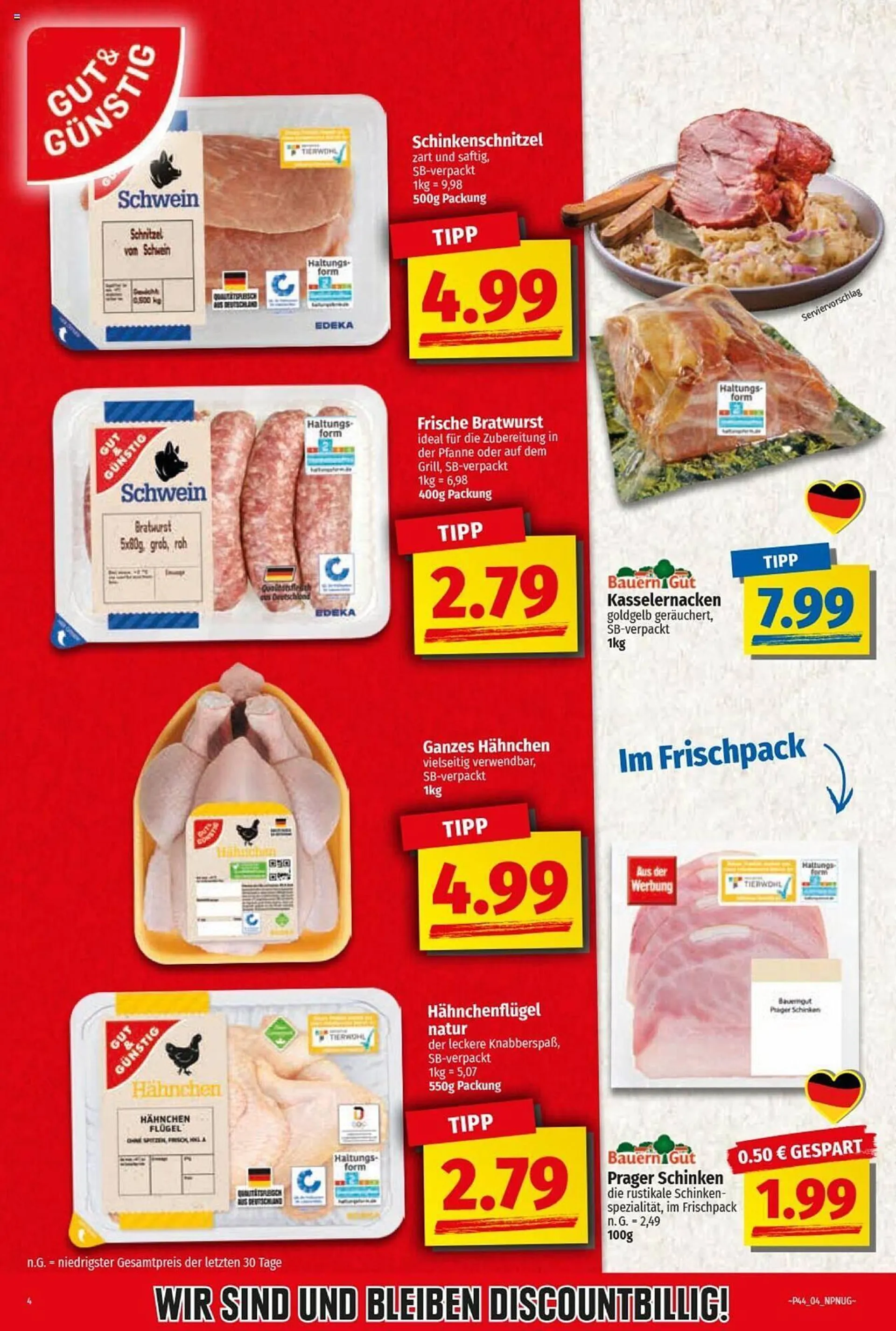 NP Discount Prospekt von 28. Oktober bis 2. November 2024 - Prospekt seite 4