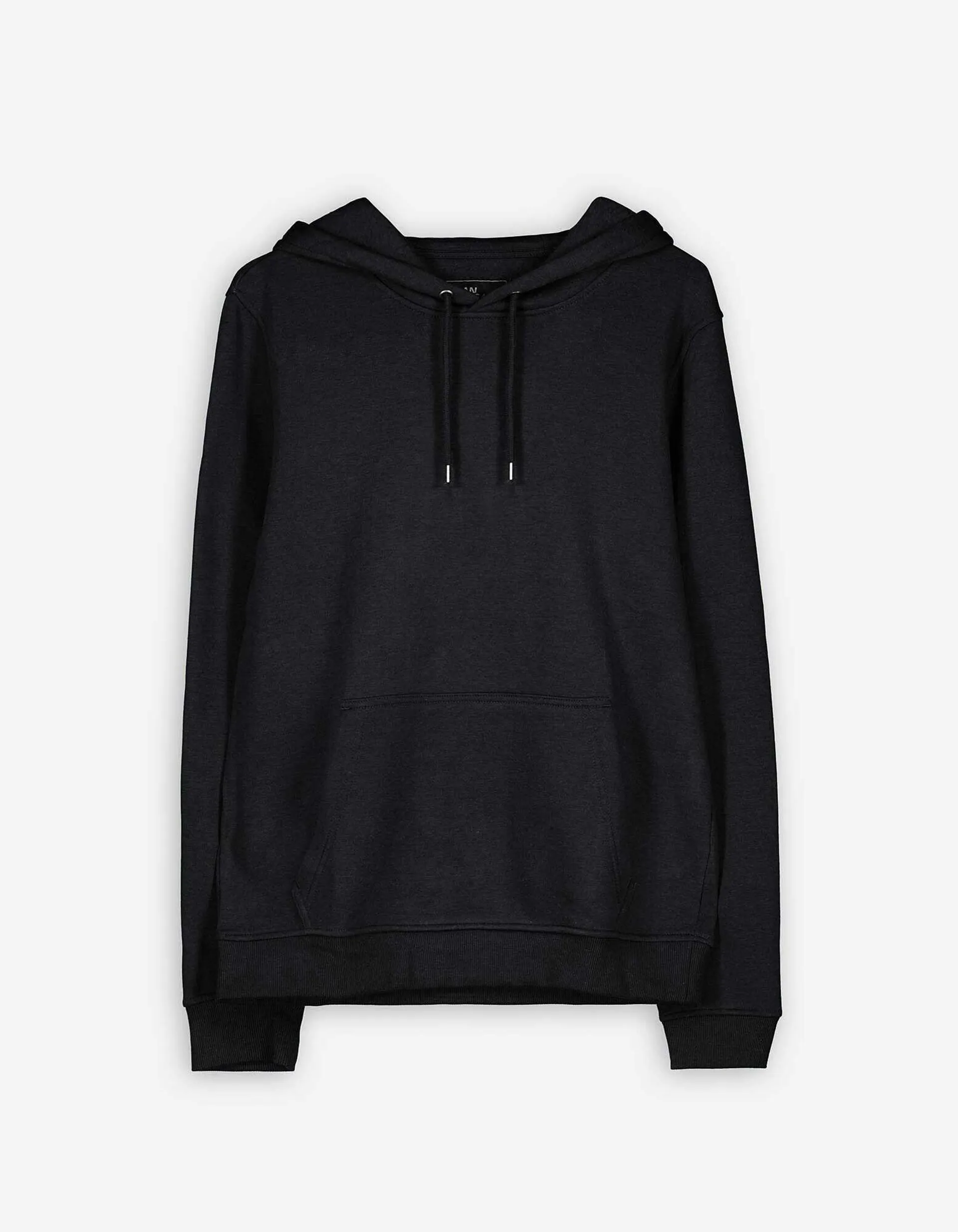 Hoodie - Kapuze mit Tunnelzug - schwarz