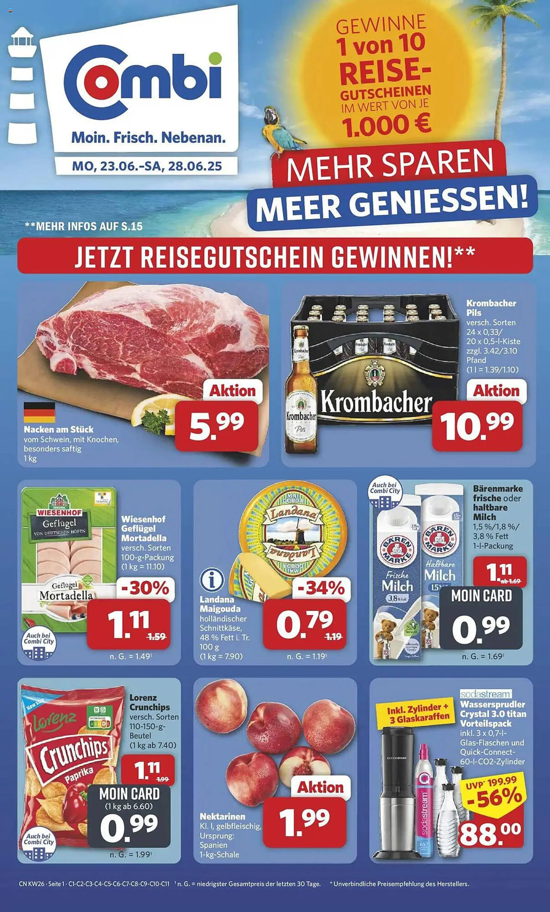Combi Prospekt von 23. Juni bis 28. Juni 2025 - Prospekt seite 1