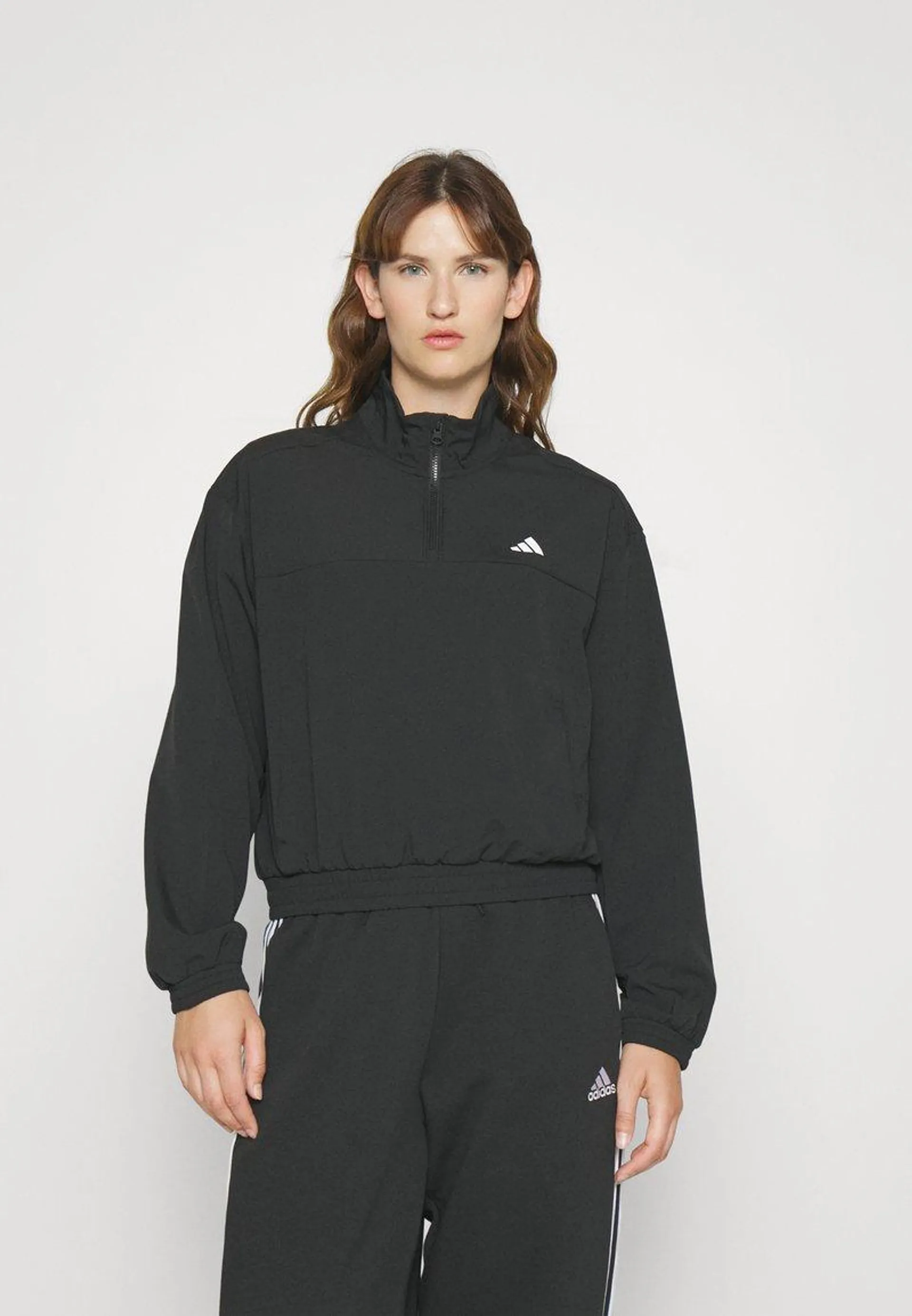 AEROREADY TRAIN ESSENTIALS QUARTER ZIP - Training jacket