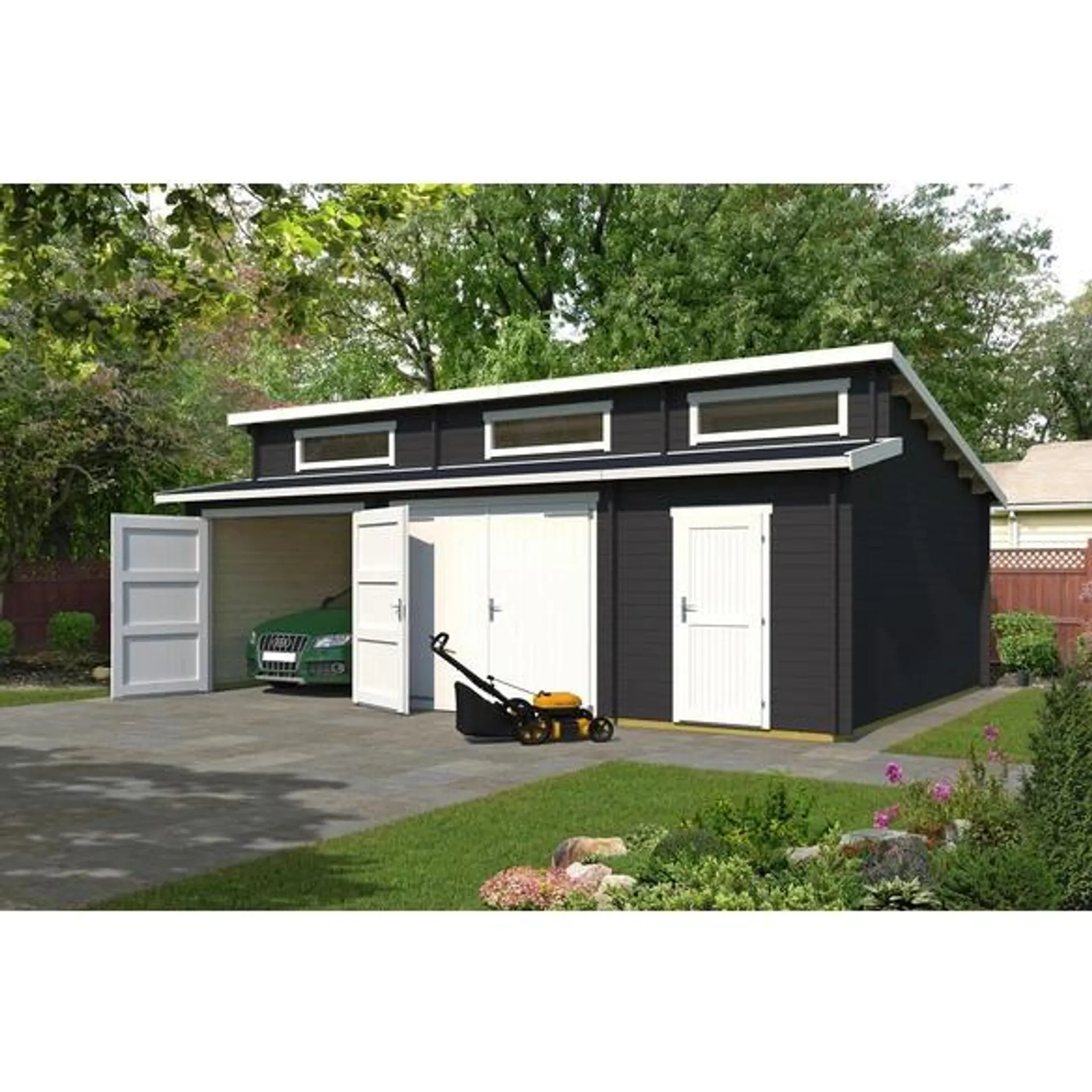 Garage, BxT: 820 x 579,6 cm, holz