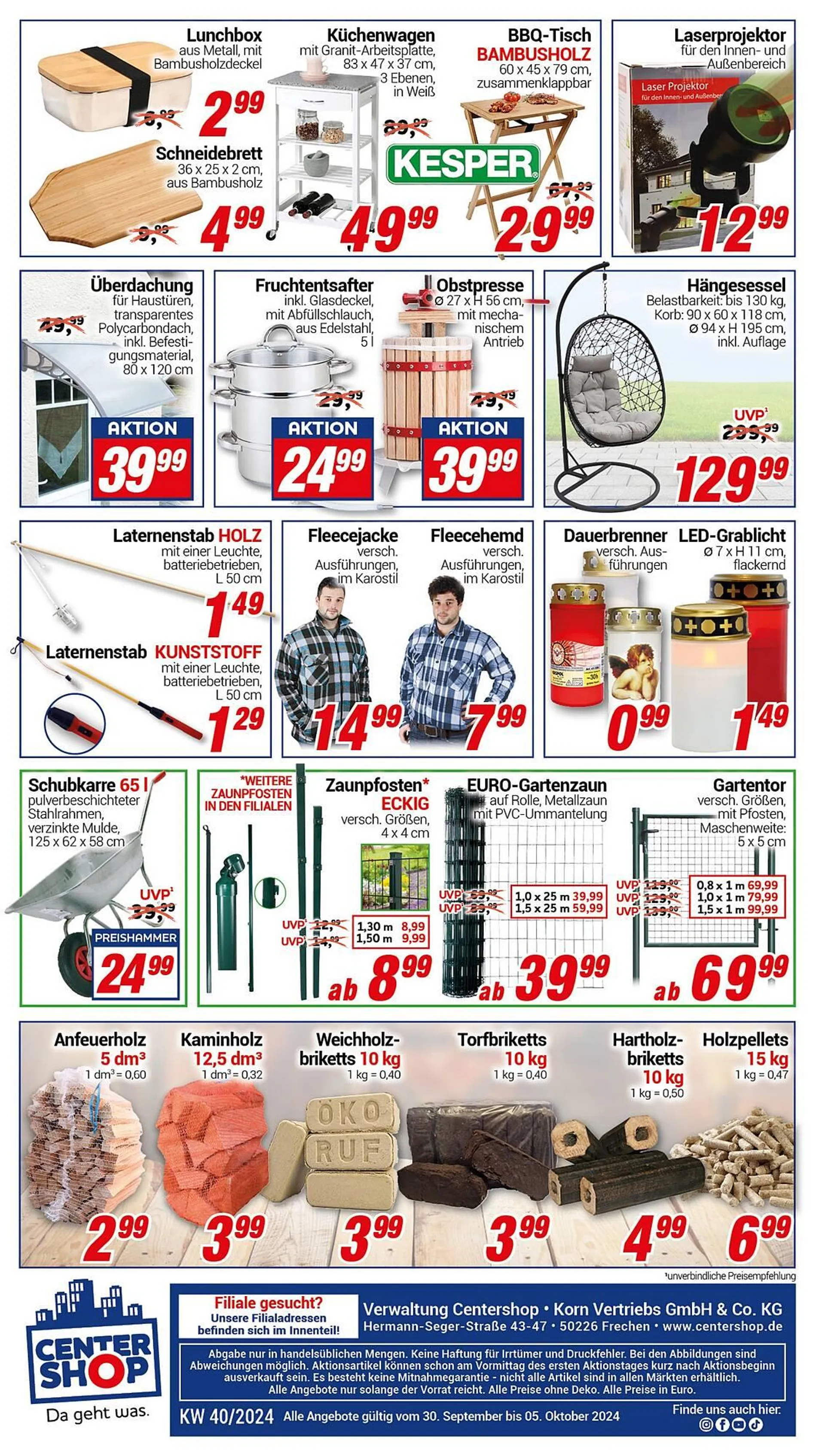 CENTERSHOP Prospekt von 30. September bis 5. Oktober 2024 - Prospekt seite 16