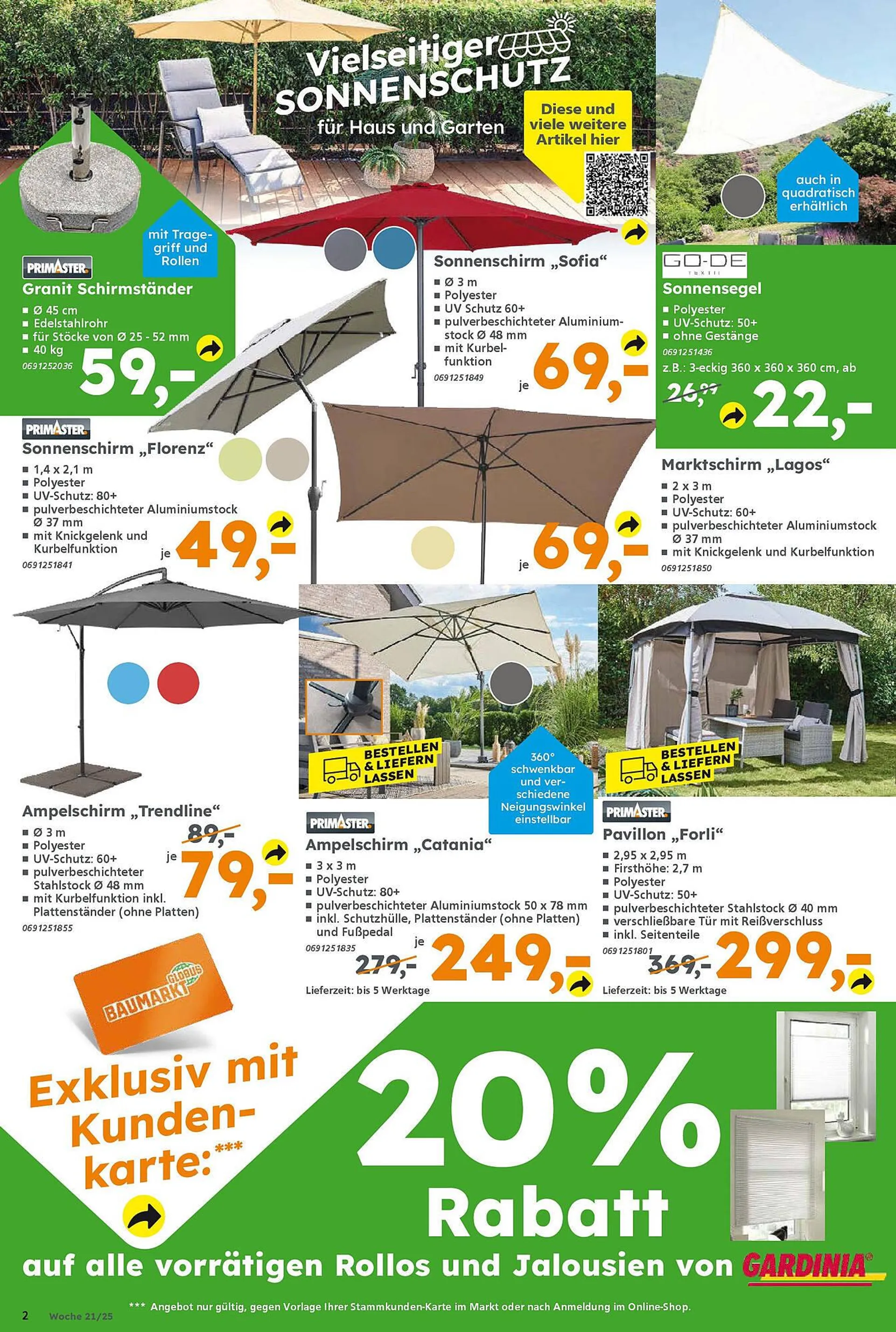 Globus Baumarkt Prospekt von 18. Mai bis 24. Mai 2025 - Prospekt seite 2