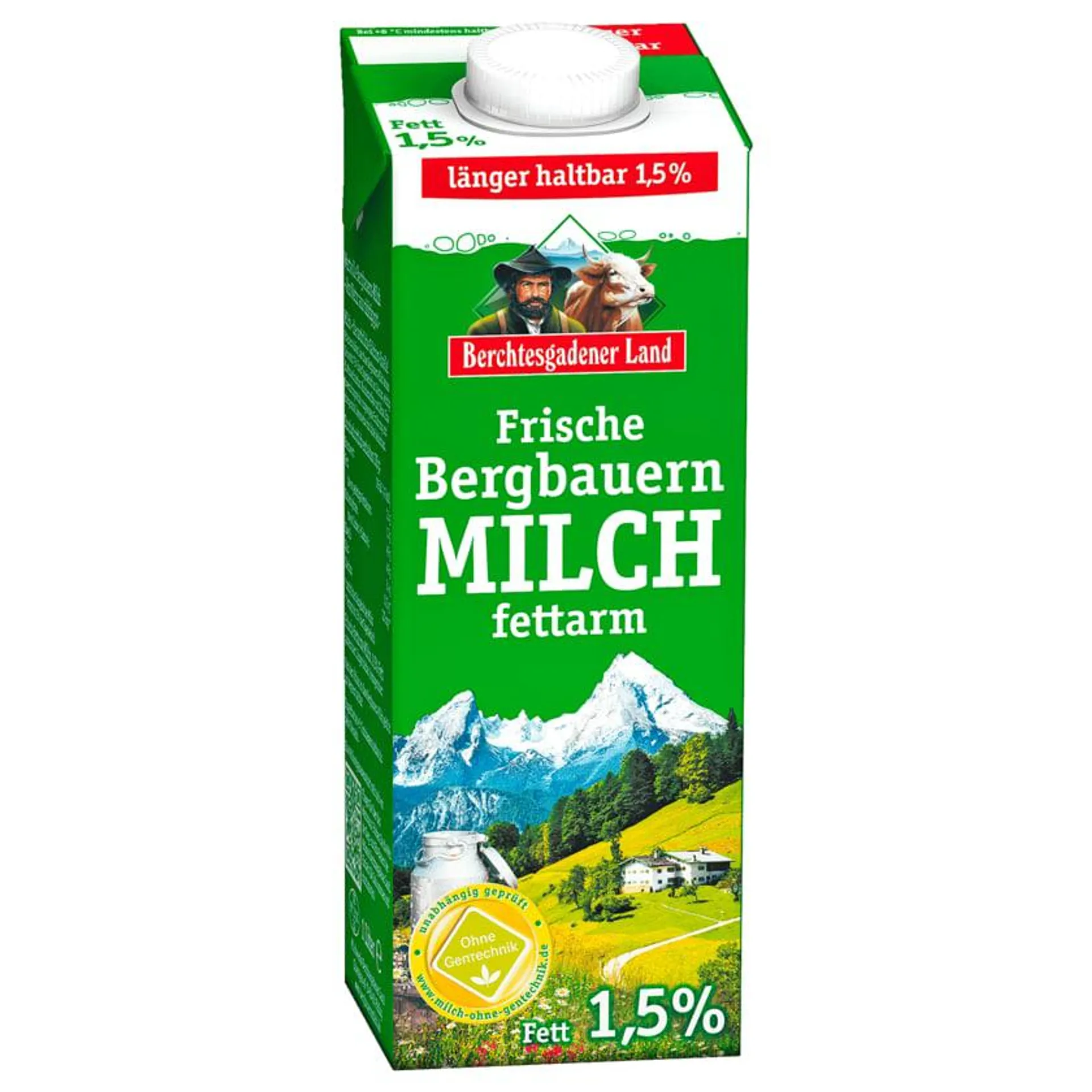 Berchtesgadener Land Frische Bergbauern-Milch 1,5% 1l