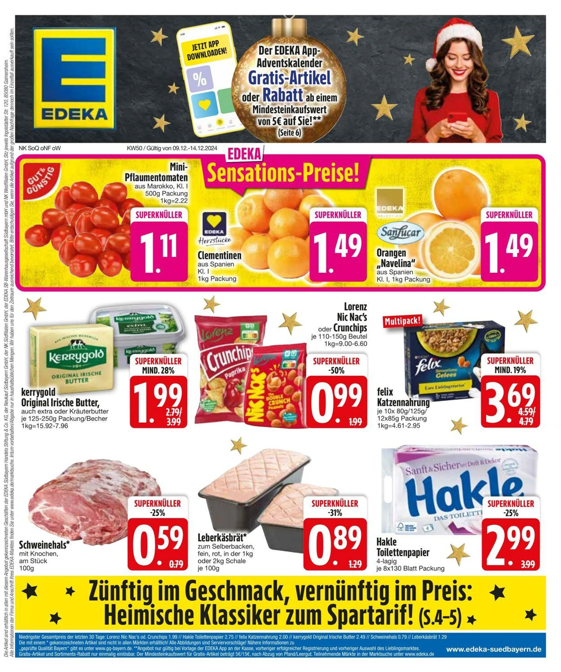 Edeka - Weihnachten 2024 von 9. Dezember bis 16. Dezember 2024 - Prospekt seite 3