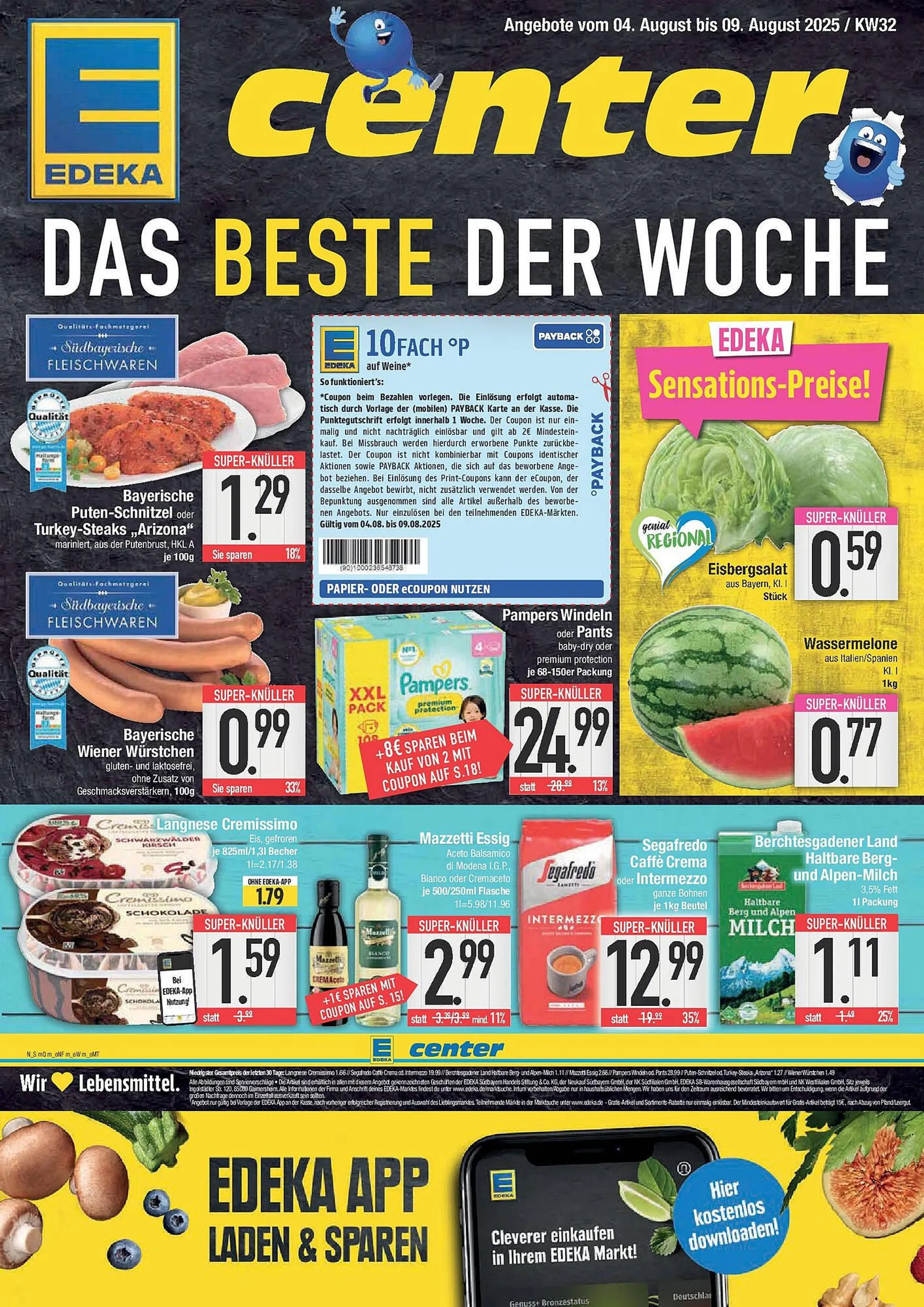 E-Center Prospekt von 3. August bis 9. August 2025 - Prospekt seite 1