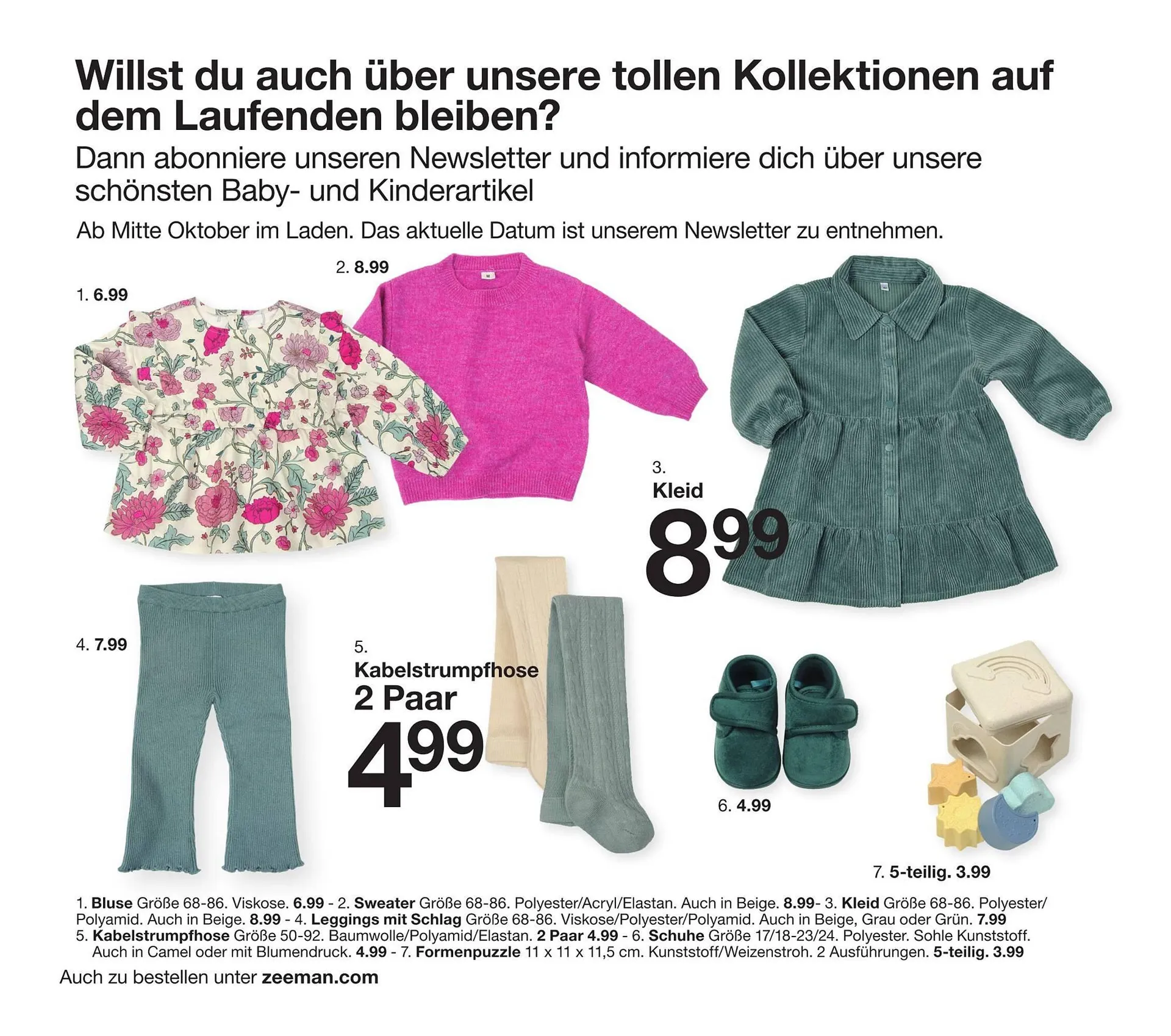 Zeeman Prospekt von 1. September bis 30. November 2024 - Prospekt seite 30