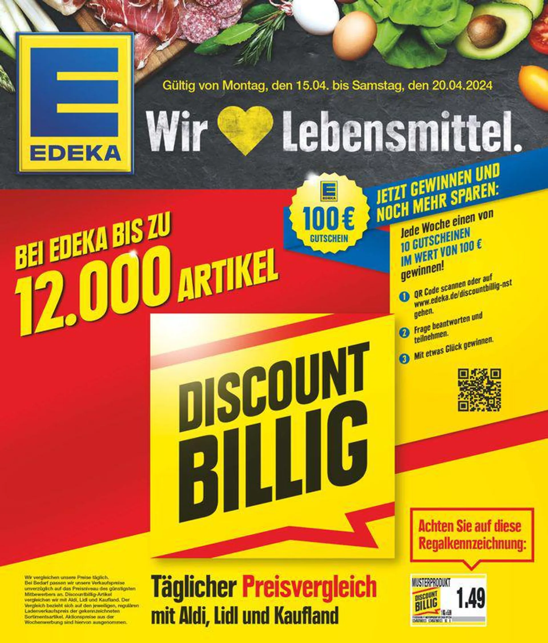 Edeka flugblatt von 14. April bis 20. April 2024 - Prospekt seite 25