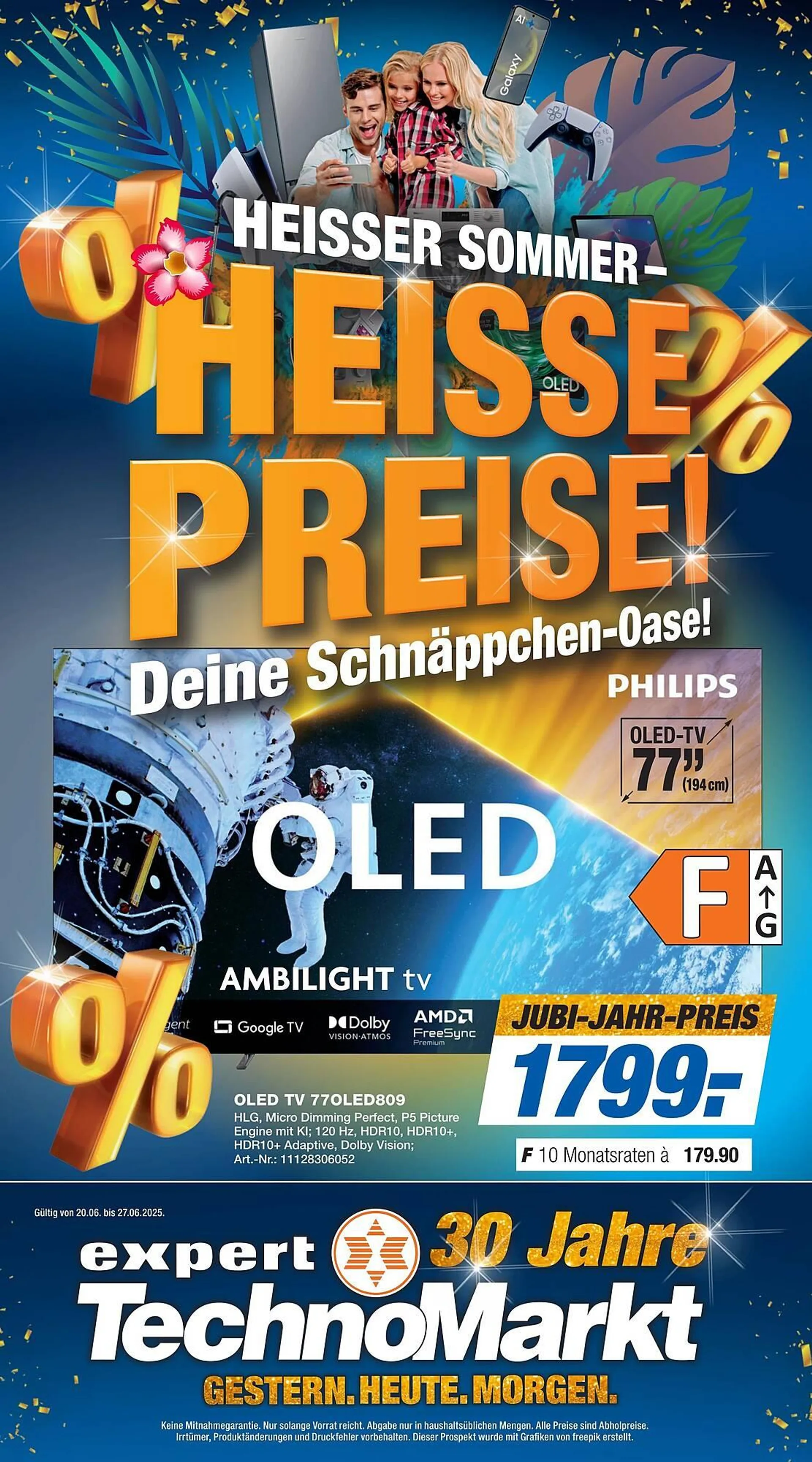 Expert Technomarkt Prospekt von 20. Juni bis 28. Juni 2025 - Prospekt seite 1