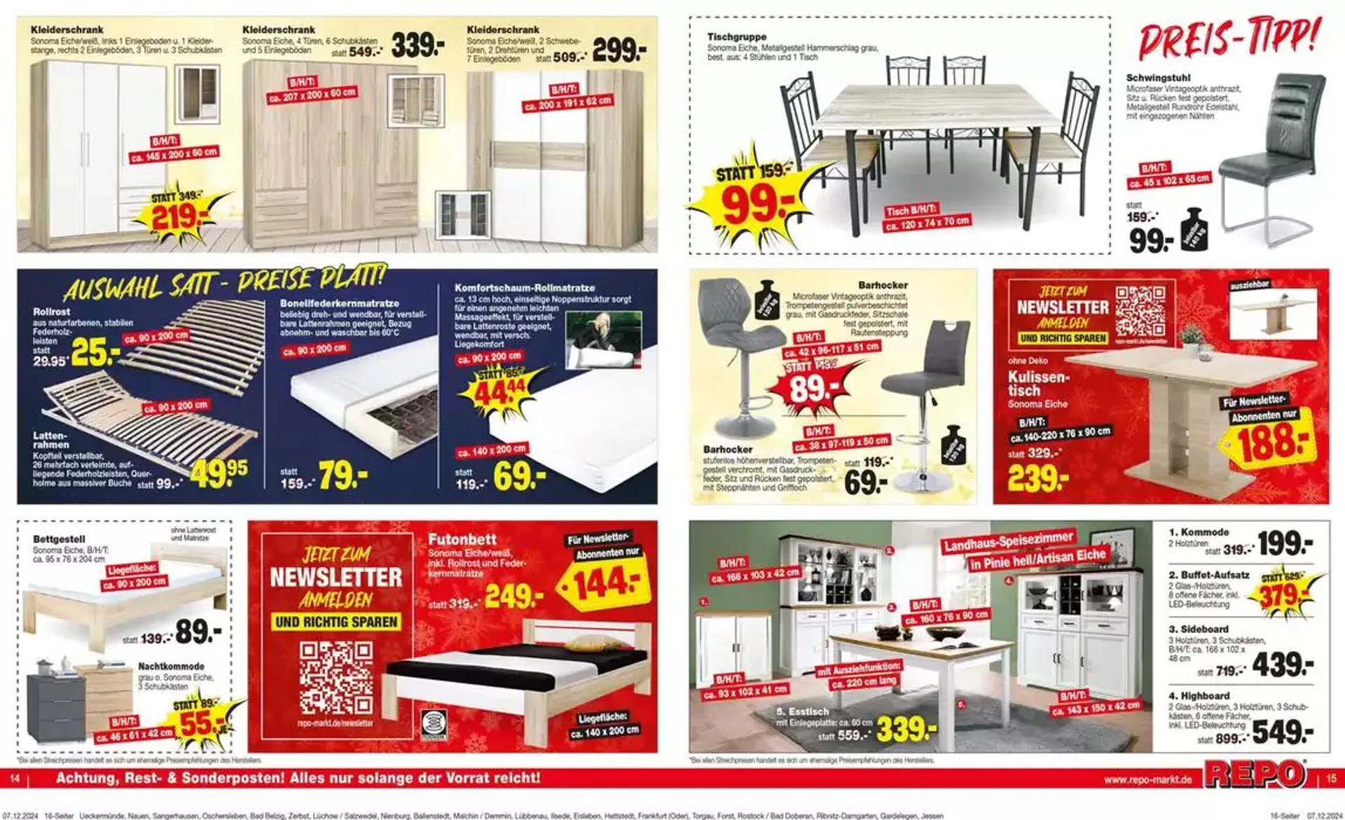 Große Auswahl an Angeboten von 8. Dezember bis 22. Dezember 2024 - Prospekt seite 8